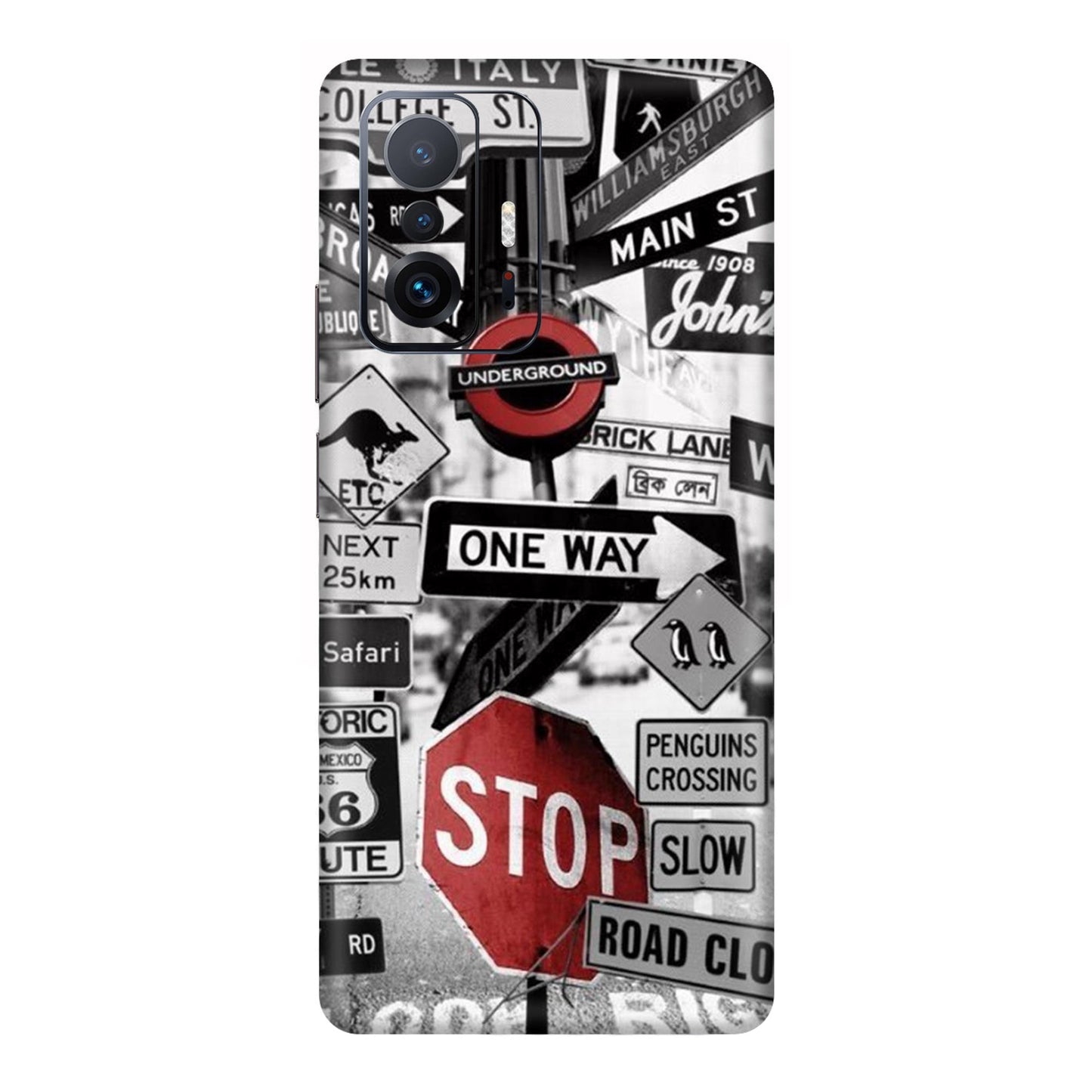 Global Urban Sign Bomb Mobile Skin For Mi 11T Pro