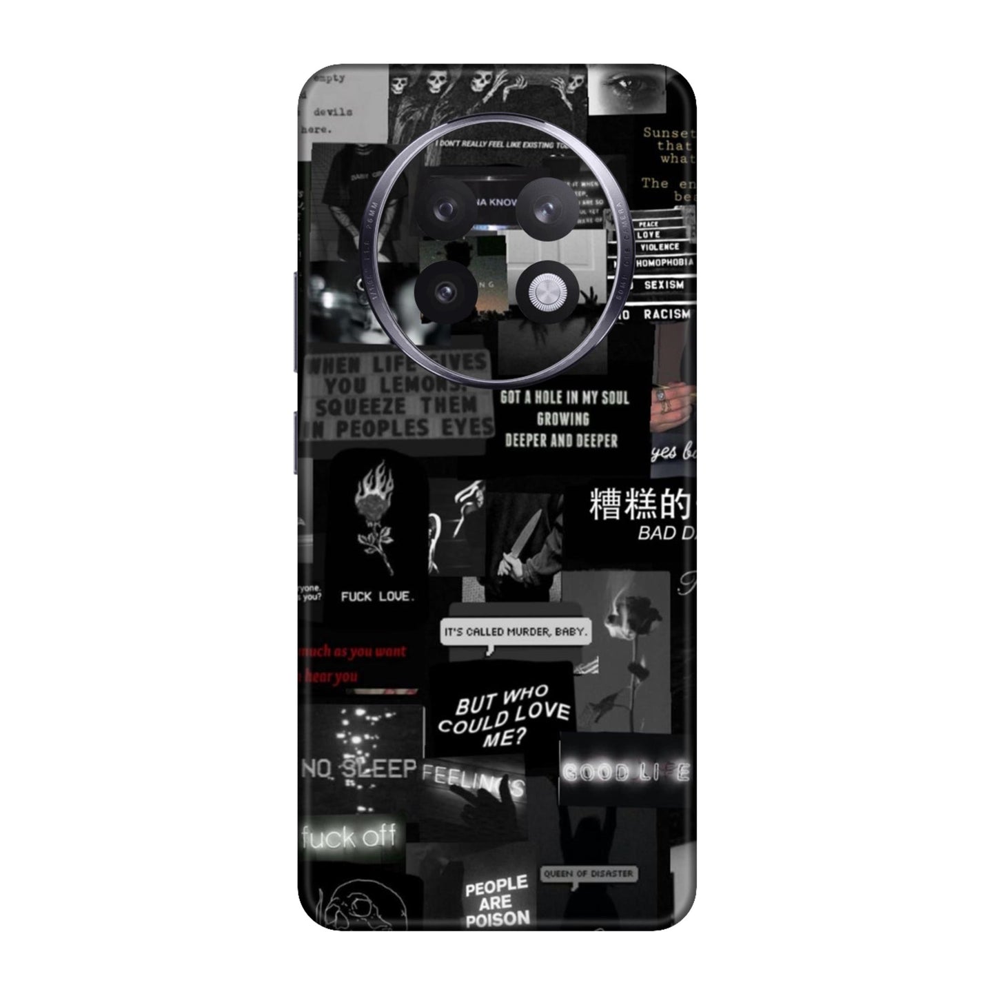 Bad Day Dark Collage Mobile Skin For Realme 13 Plus 5g