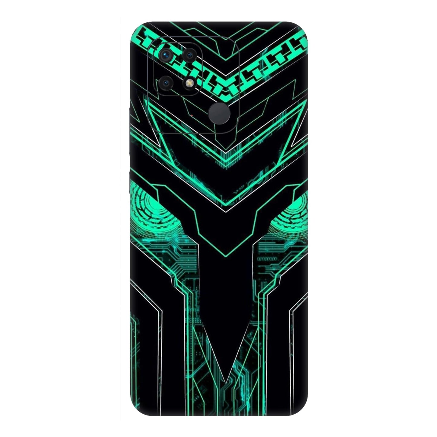 Neon Circuit Predator Mobile Skin For Redmi 10 Power