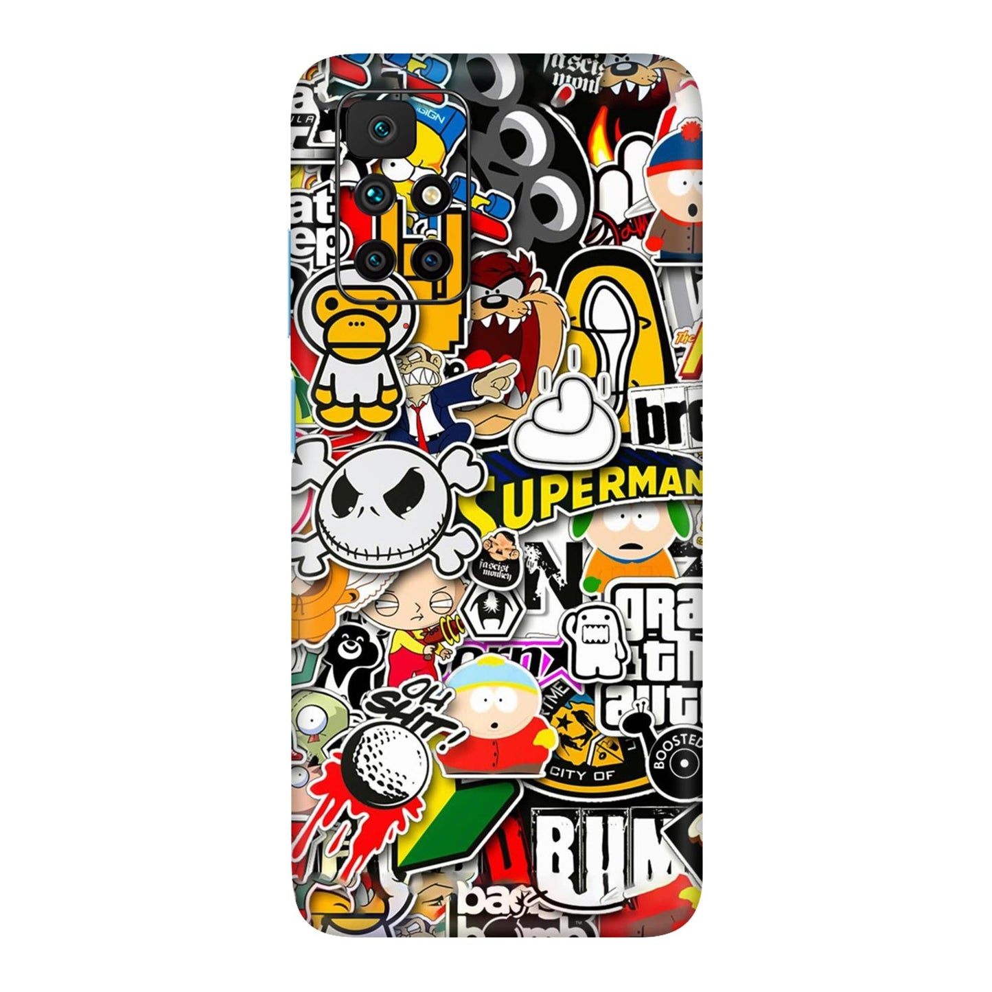 Sukuna Tongue Out Energy Mobile Skin For Redmi 10 Prime