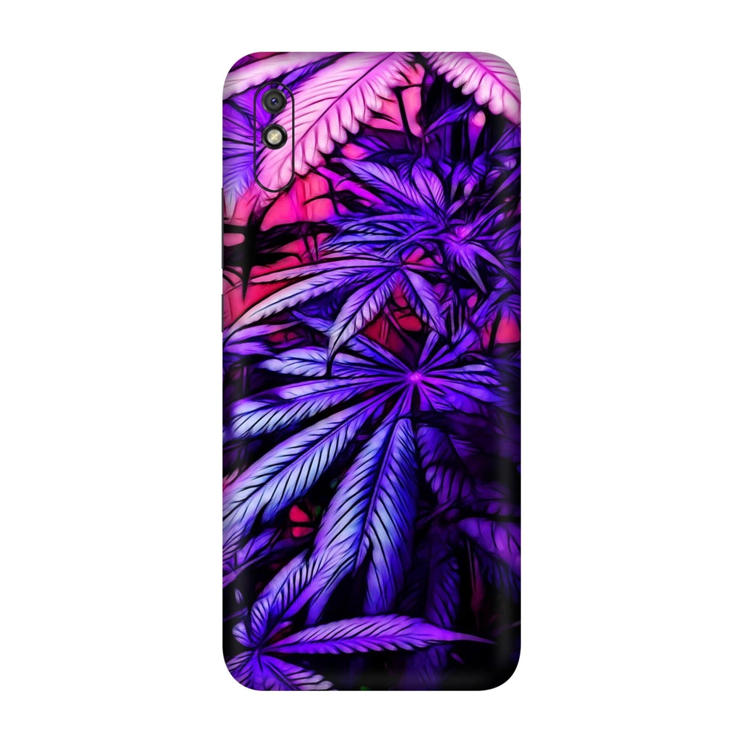 Neon Purple Herb Mobile Skin For Redmi 9i