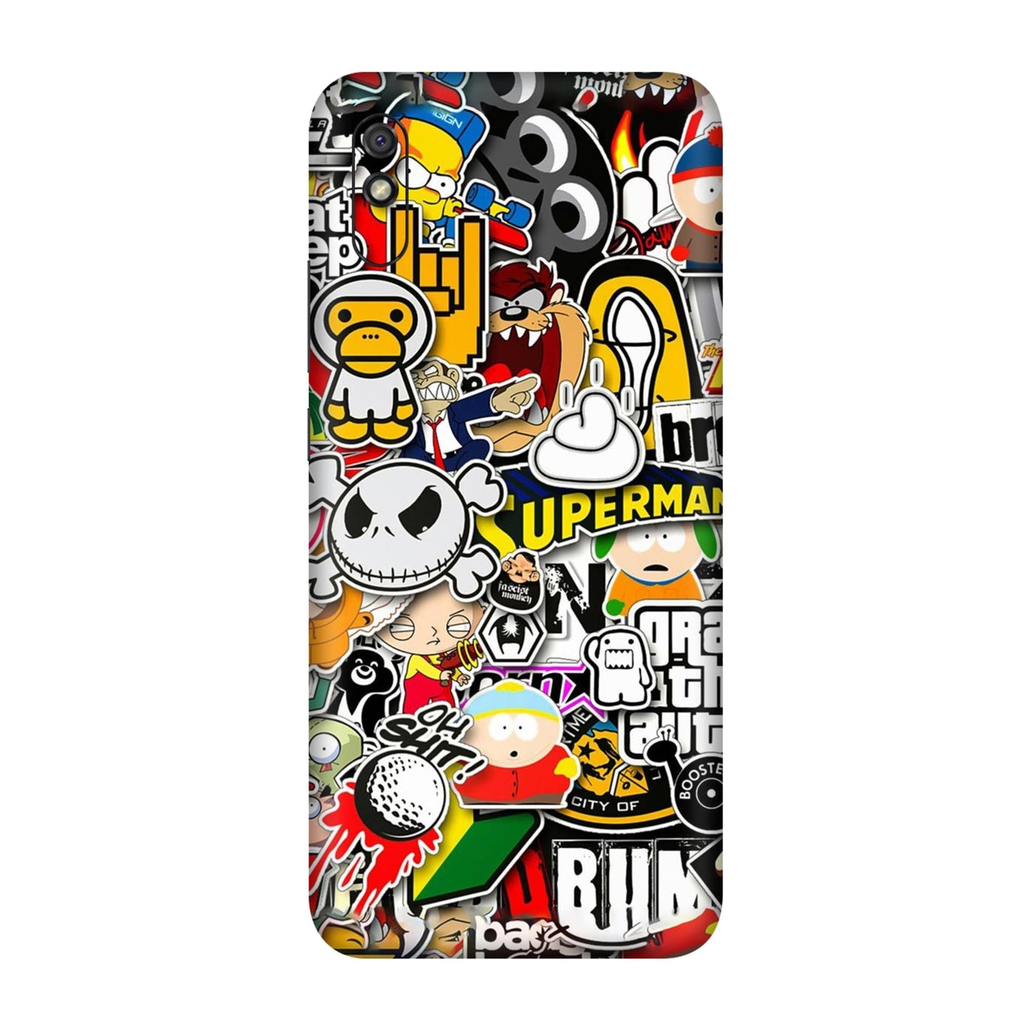 Sukuna Tongue Out Energy Mobile Skin For Redmi 9i