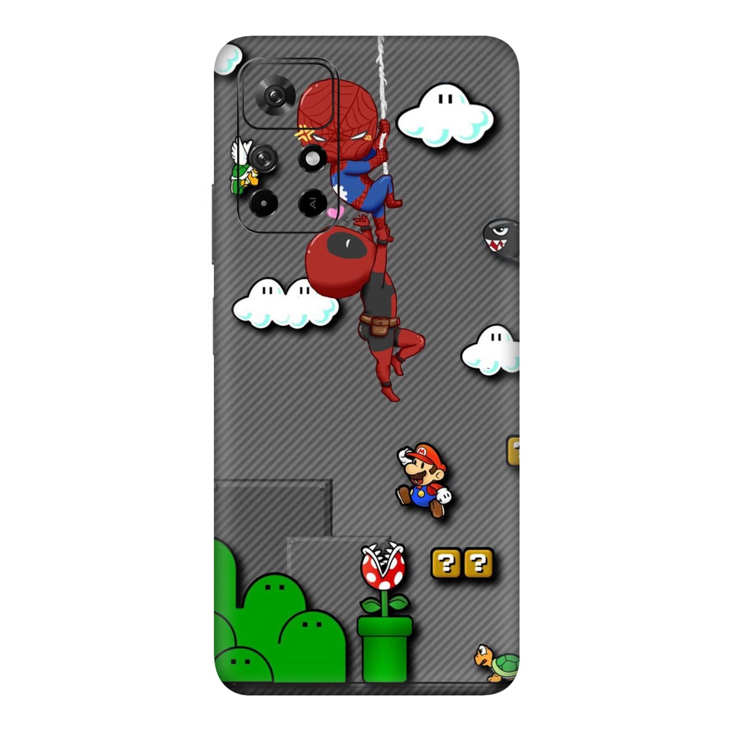 Saiyan Contrast Power Mobile Skin For Redmi Note 11T 5g