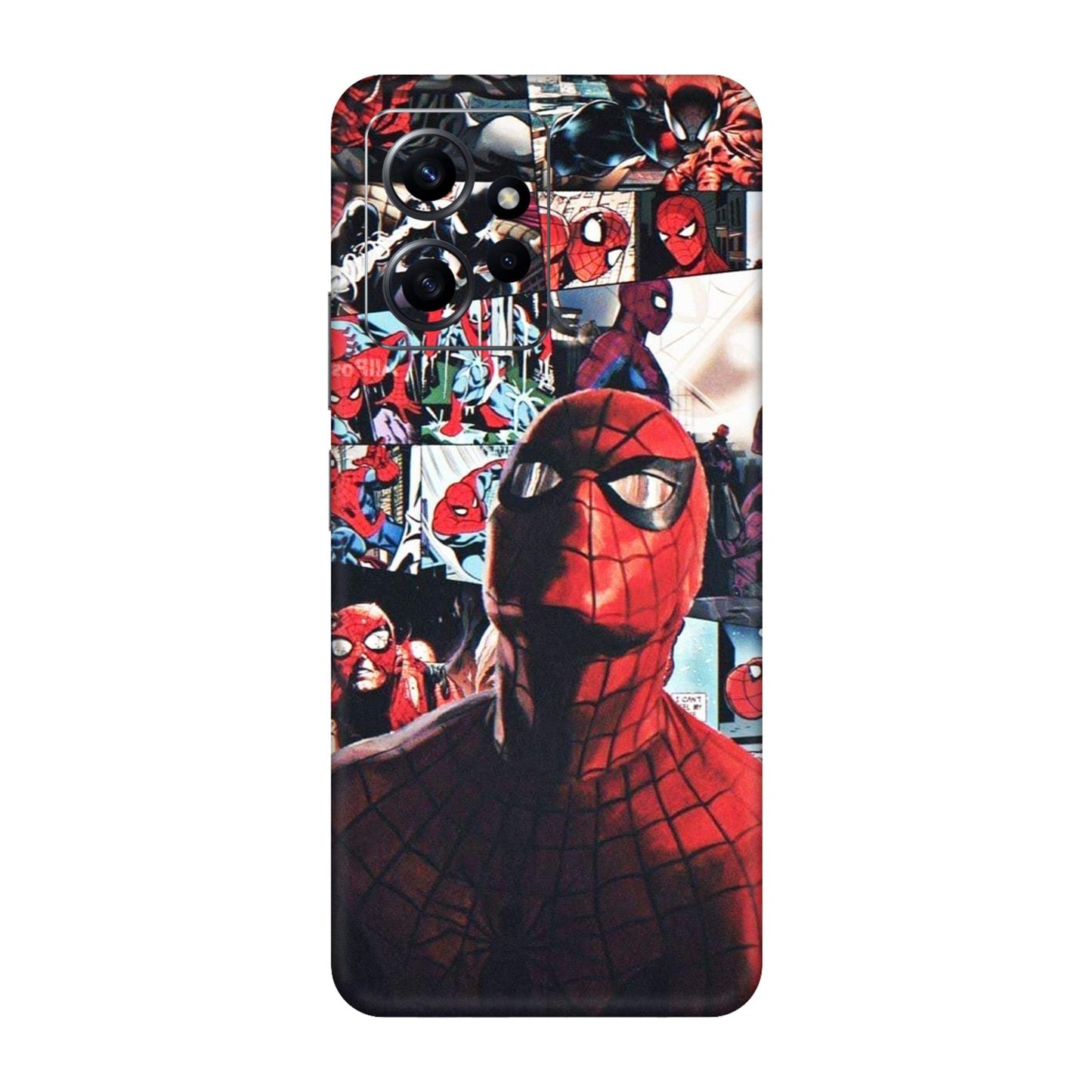Vintage Spider Man Collage Mobile Skin For Redmi Note 12 4G