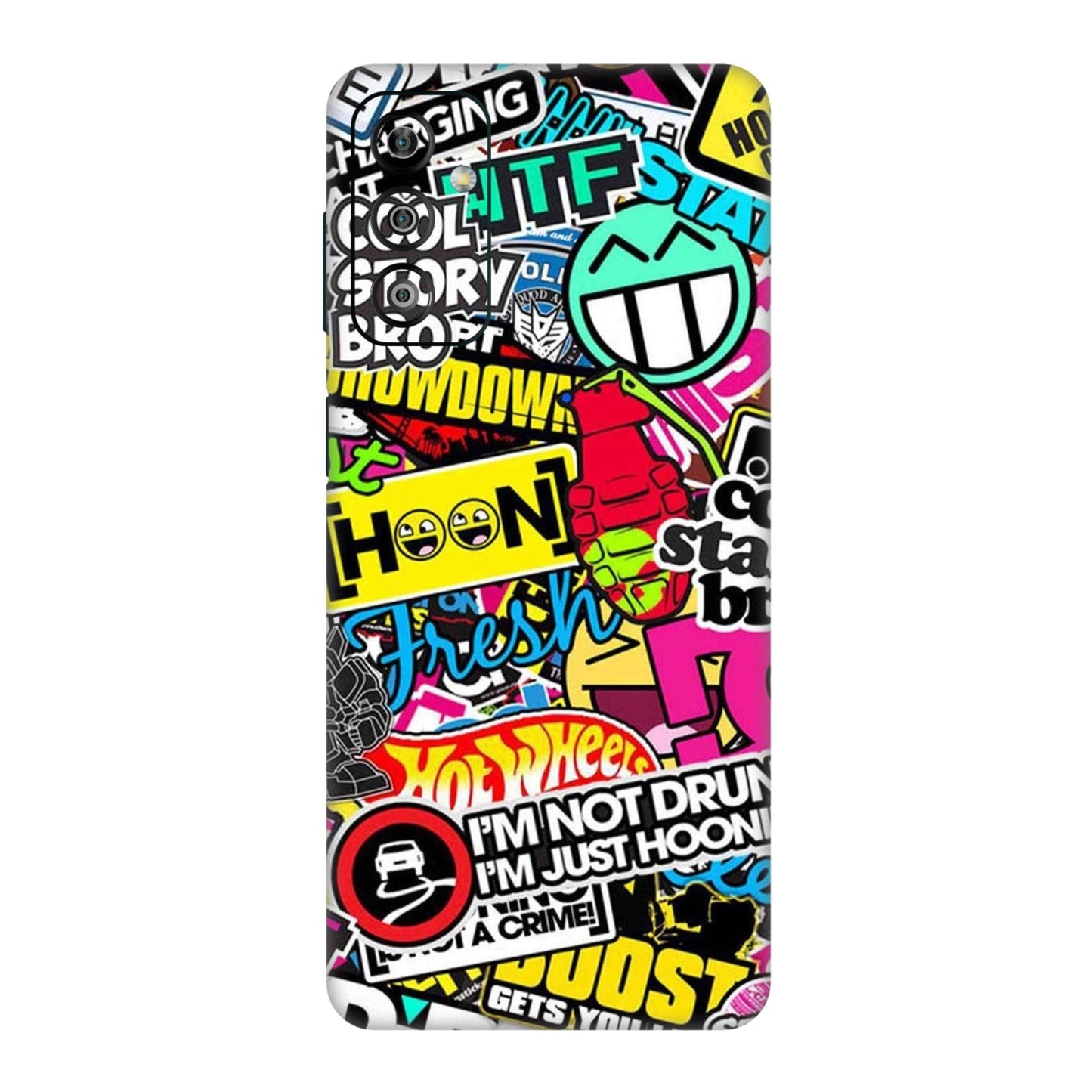 Hoonigan Sticker Bomb Mobile Skin For Samsung Galaxy F23 5g