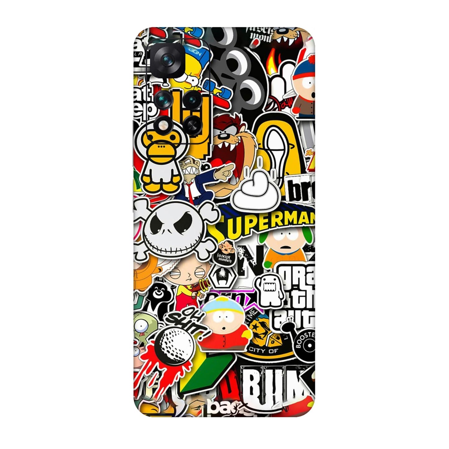 Sukuna Tongue Out Energy Mobile Skin For Xiaomi 11i 5g