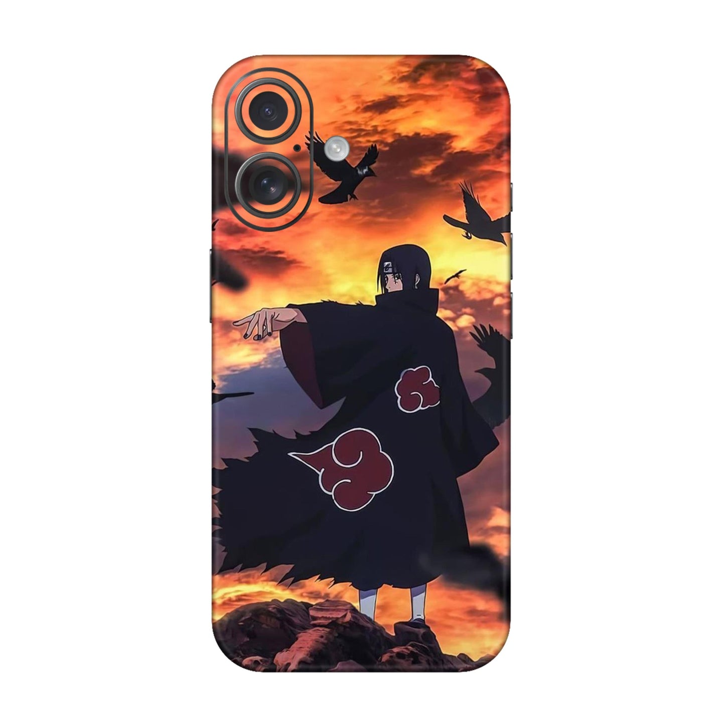 Itachi Uchiha Sunset Mobile Skin For iPhone 16 Plus