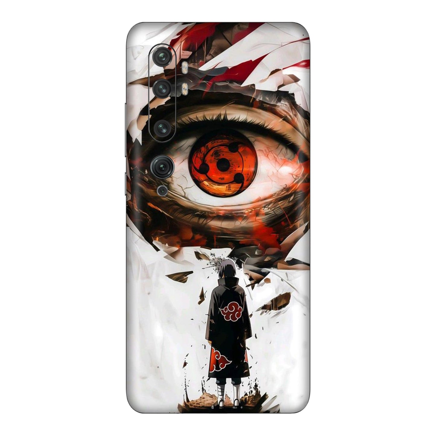 Sharingan Awakening Mobile Skin For Mi Note 10