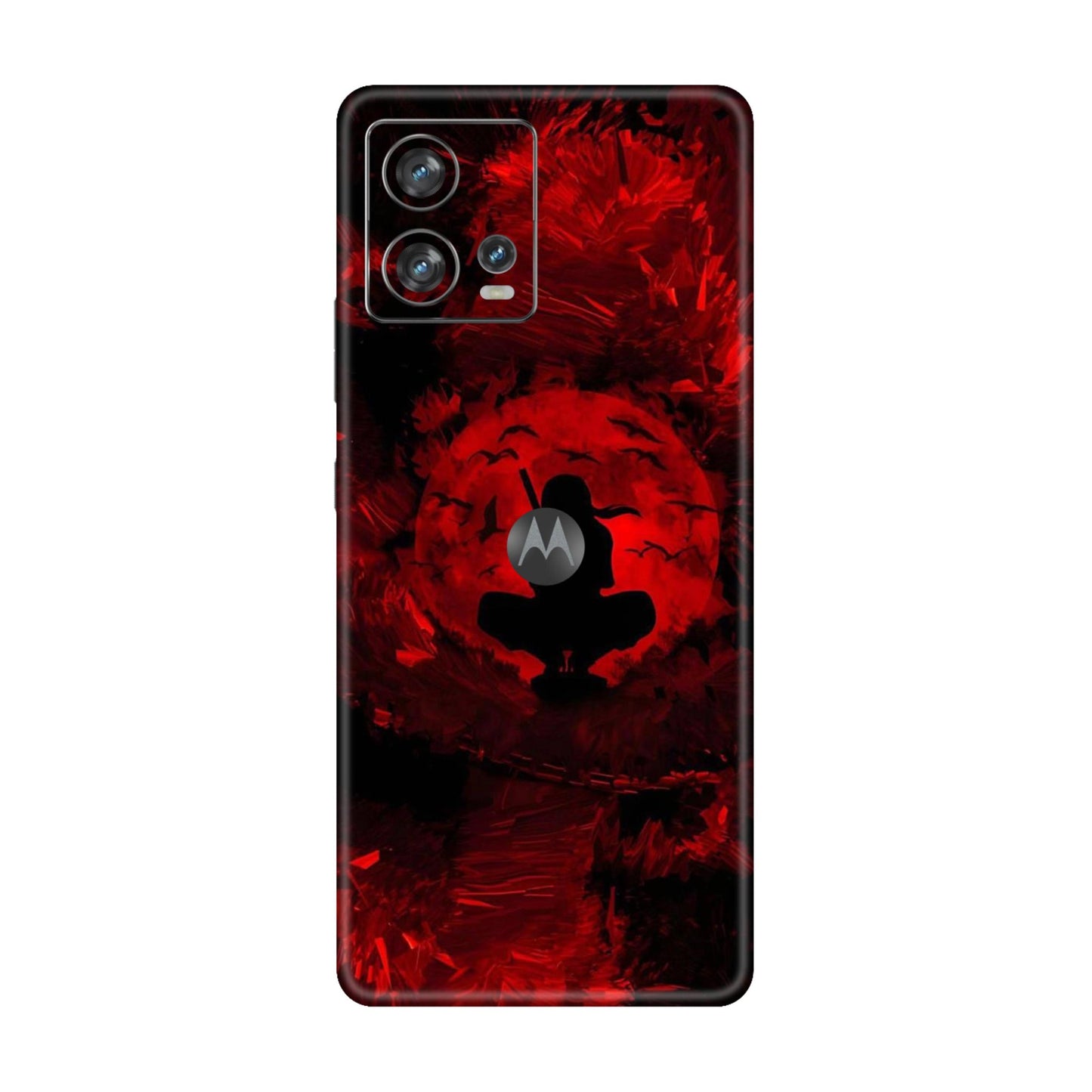 Blood Moon Itachi Sharingan Edition Mobile Skin For Motorola Edge 30 Fusion 5G