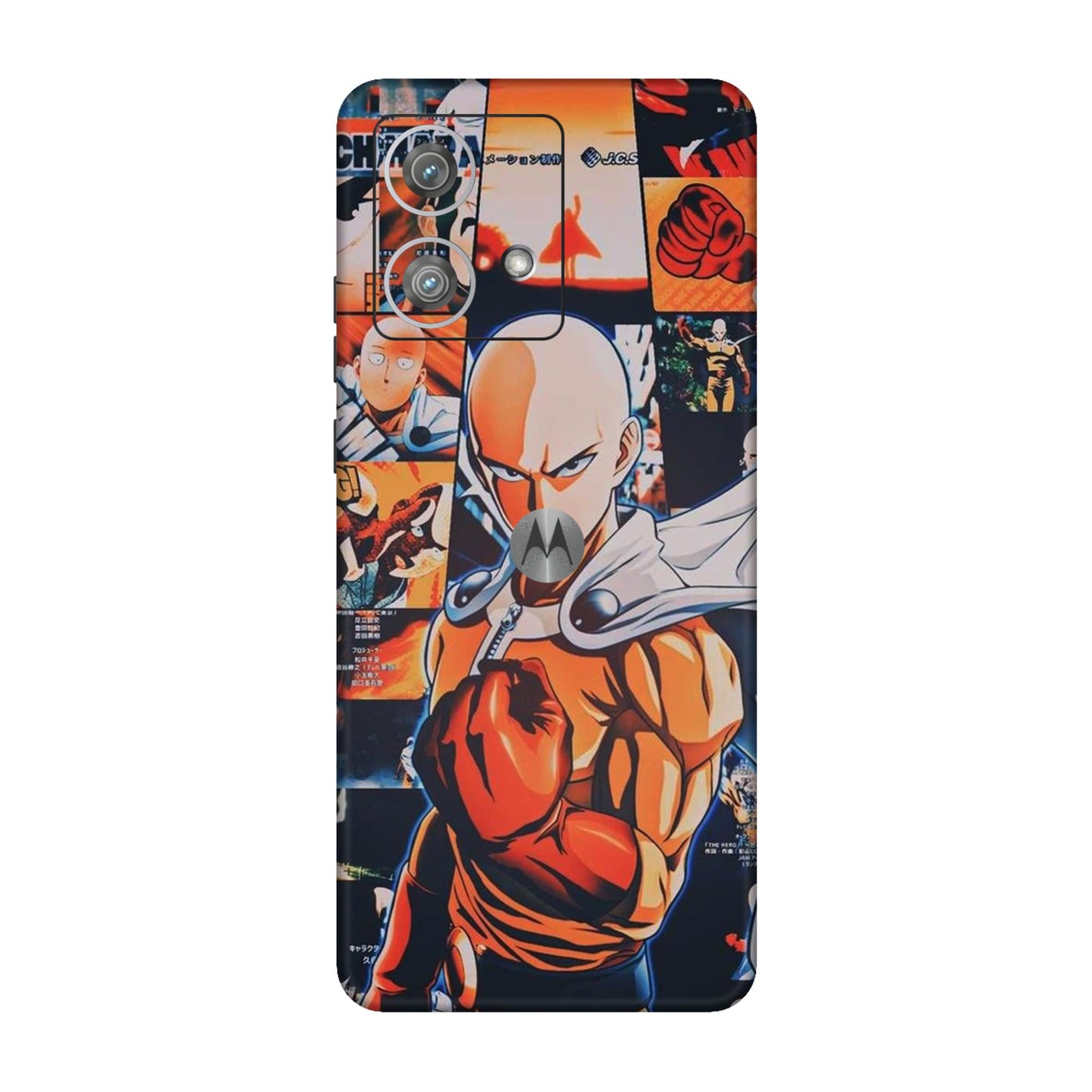 One Punch Power Saitama Strikes Mobile Skin For Motorola Edge 40 Neo 5G