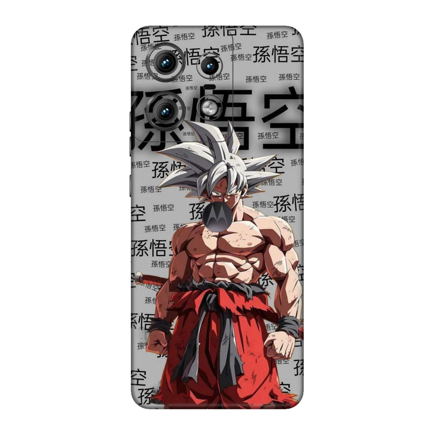 Ultra Instinct Goku Mobile Skin For Motorola Edge 50 Pro 5G