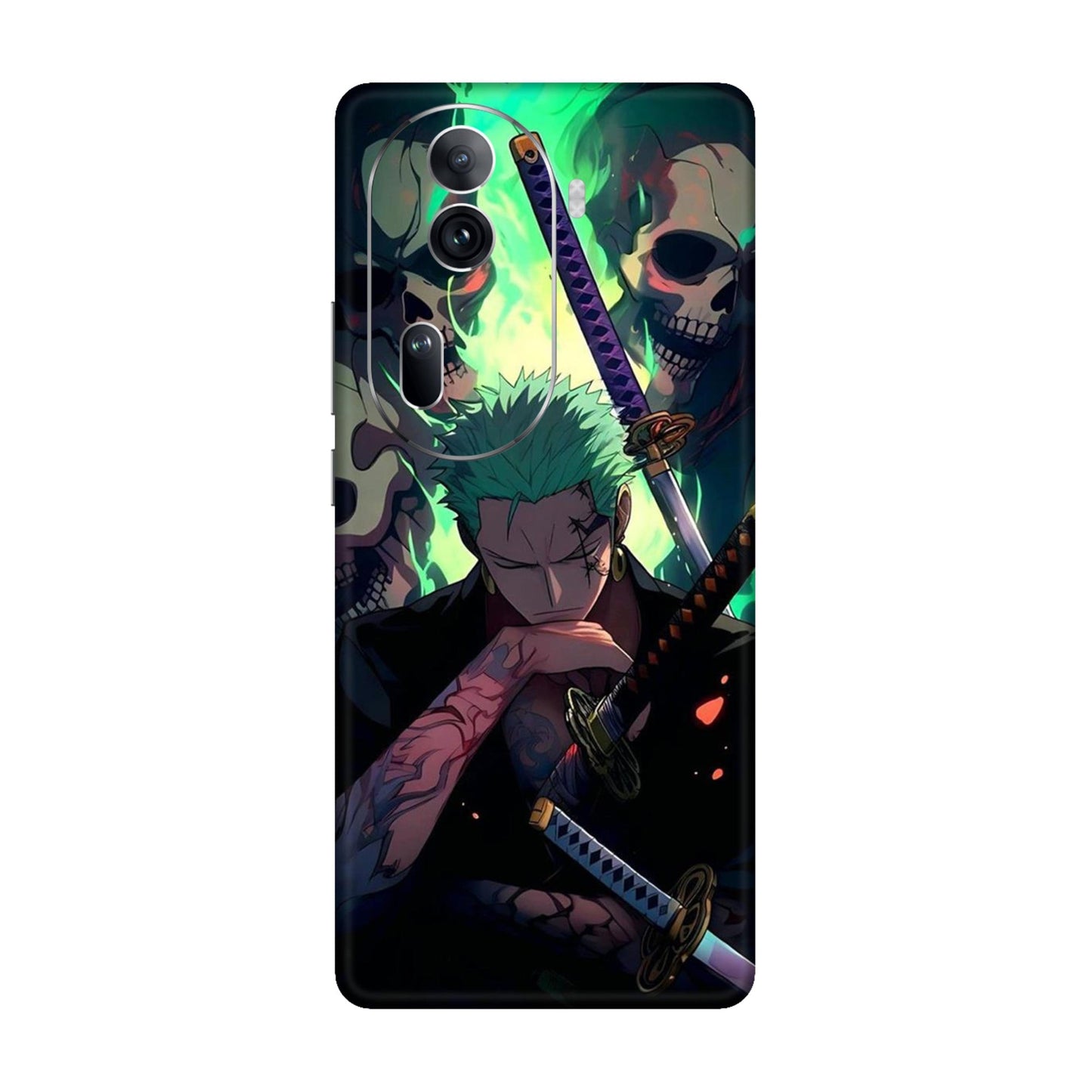 Demon Hunter Zoro Three Sword Inferno Mobile Skin For Oppo Reno 11 Pro 5g
