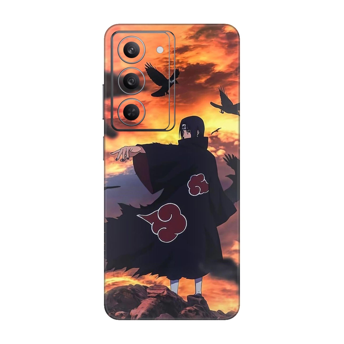 Itachi Uchiha Sunset Mobile Skin For Realme 14x 5g