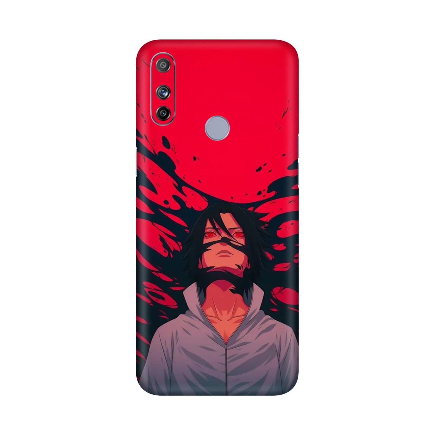 Sasuke Uchiha Mobile Skin For Realme Narzo 20a