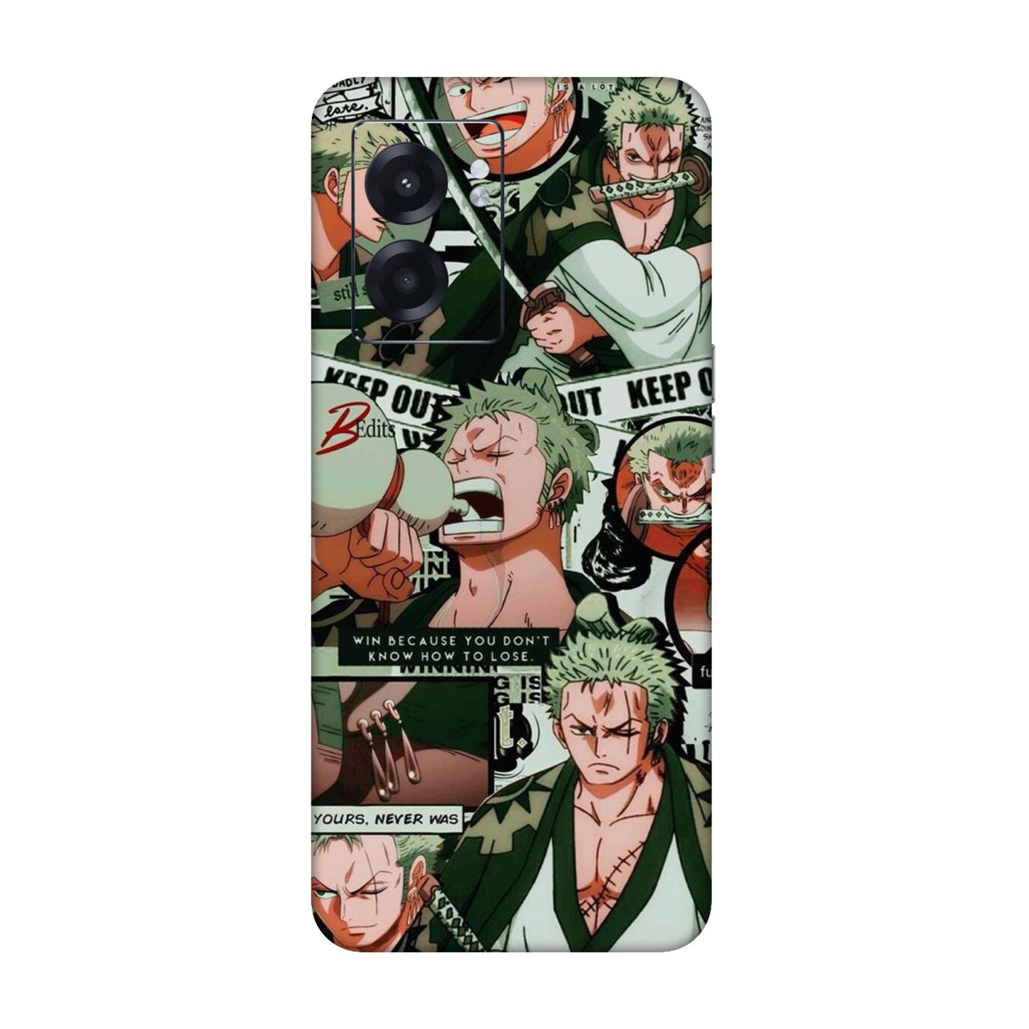 Zoro Attitude Collage Mobile Skin For Realme Narzo 50 5g