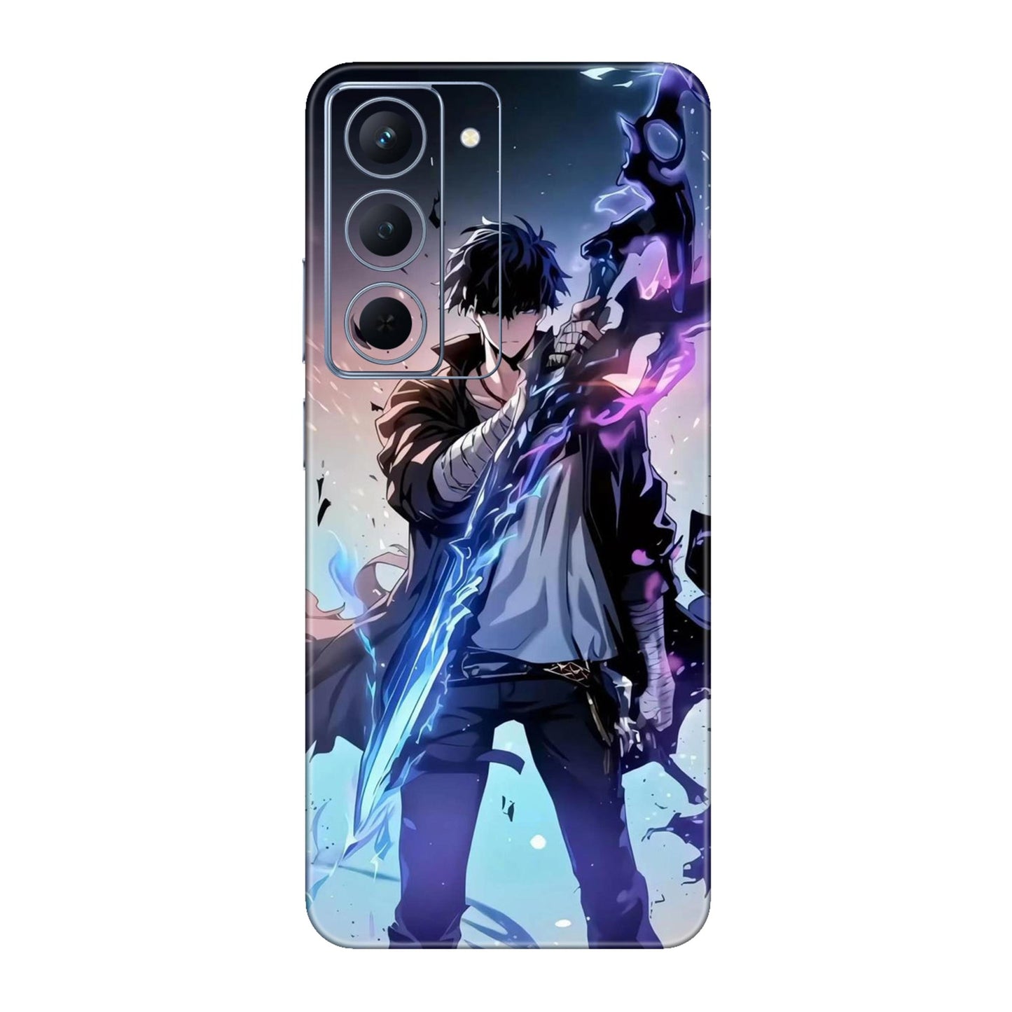 Sung Jin Woo Minimal Aura Mobile Skin For Realme Narzo 80x 5g