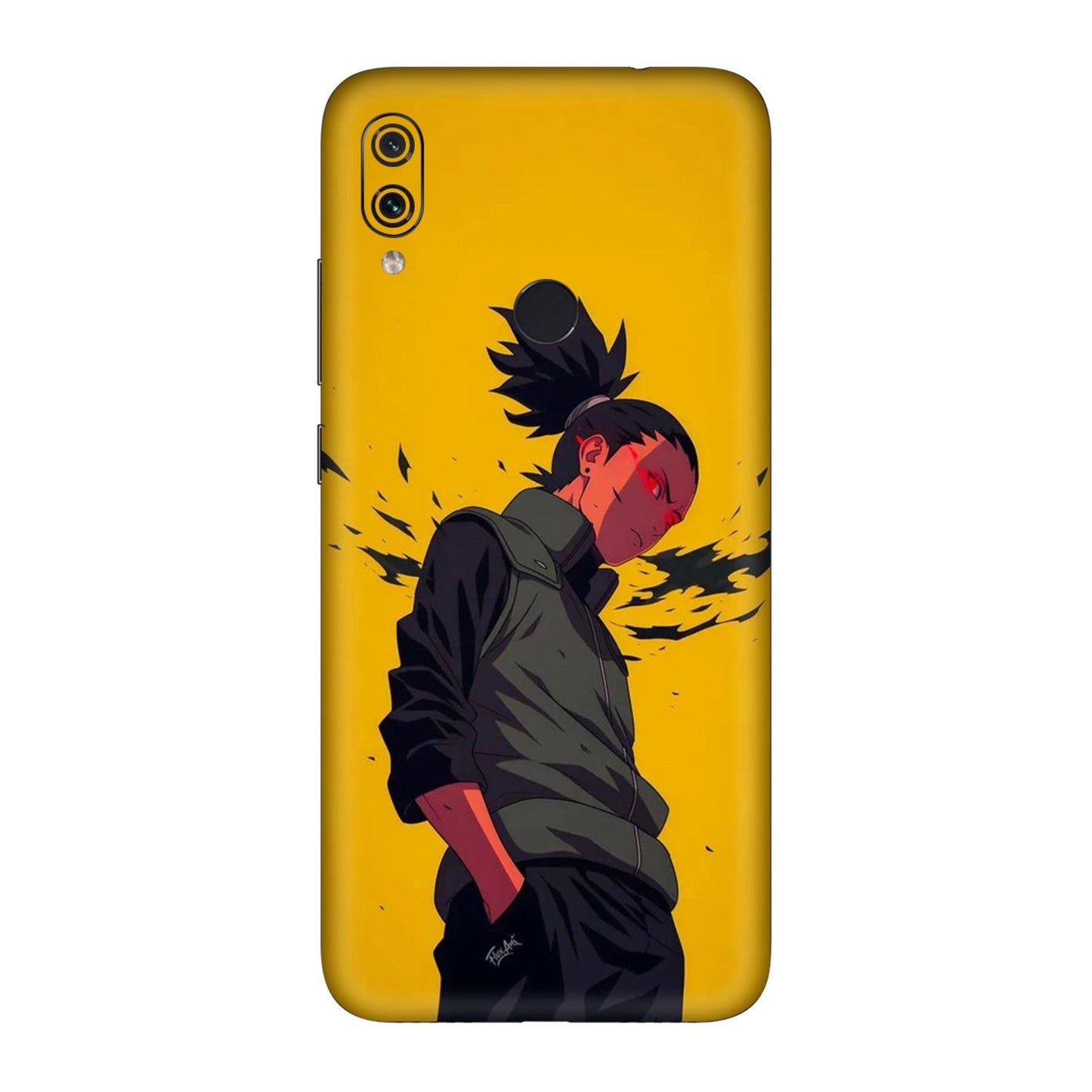 Shadow Master Shikamaru Mobile Skin For Redmi Note 7
