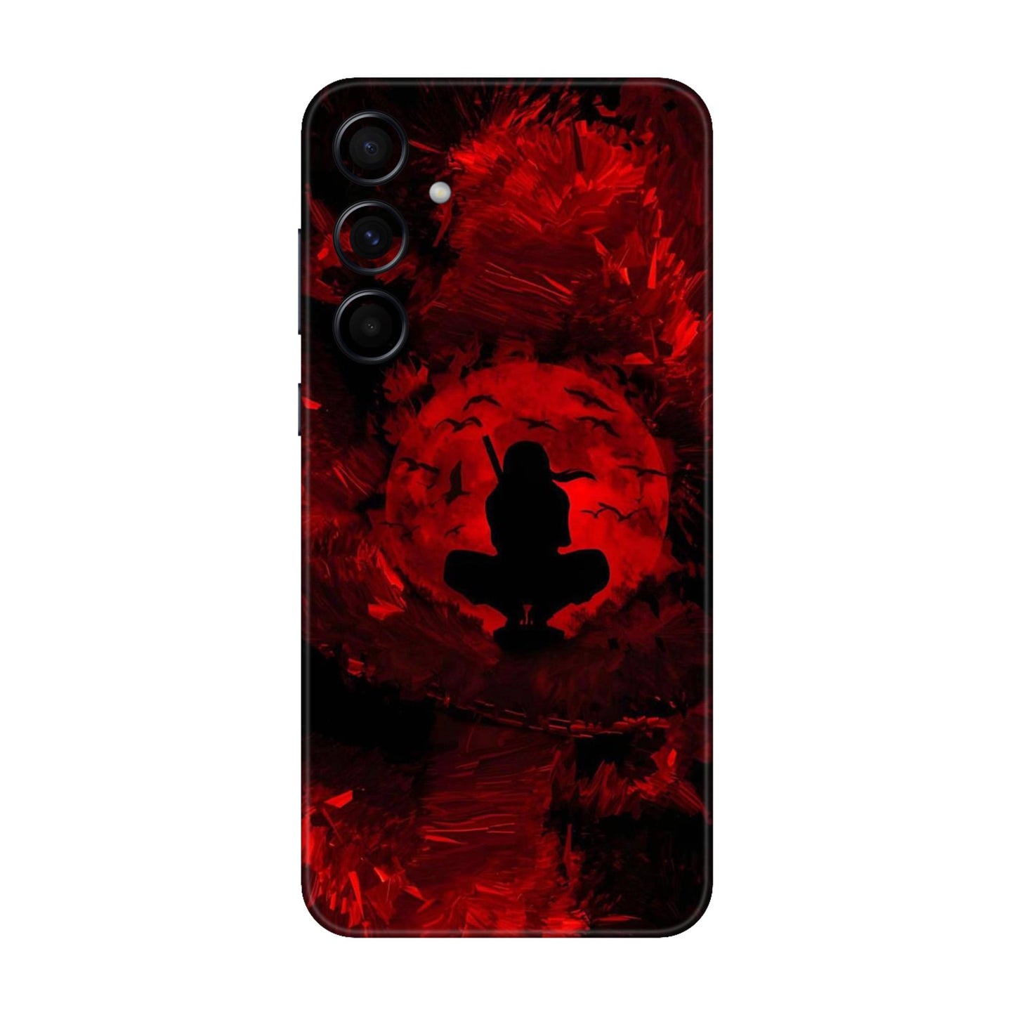 Blood Moon Itachi Sharingan Edition Mobile Skin For Samsung Galaxy A55 5g