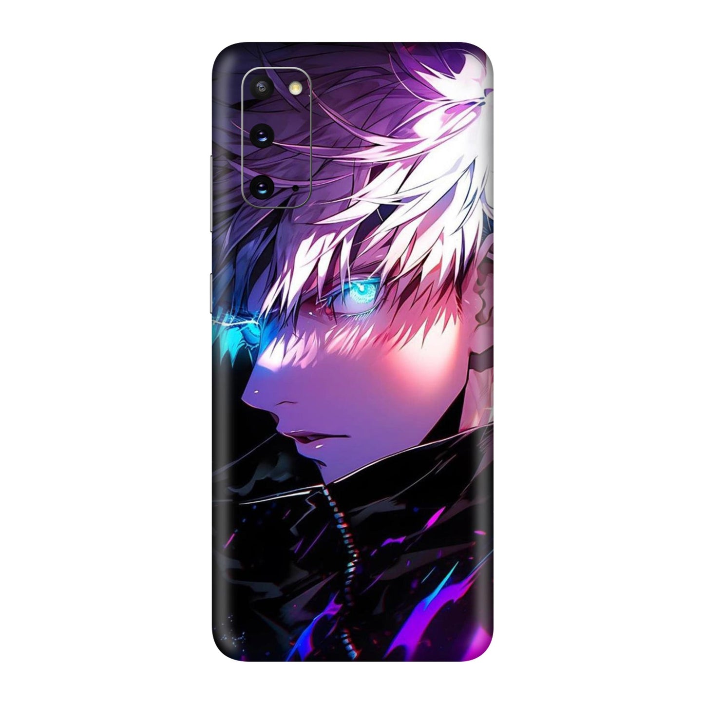 Neon Gaz Anime Power Surge Mobile Skin For Samsung Galaxy S20