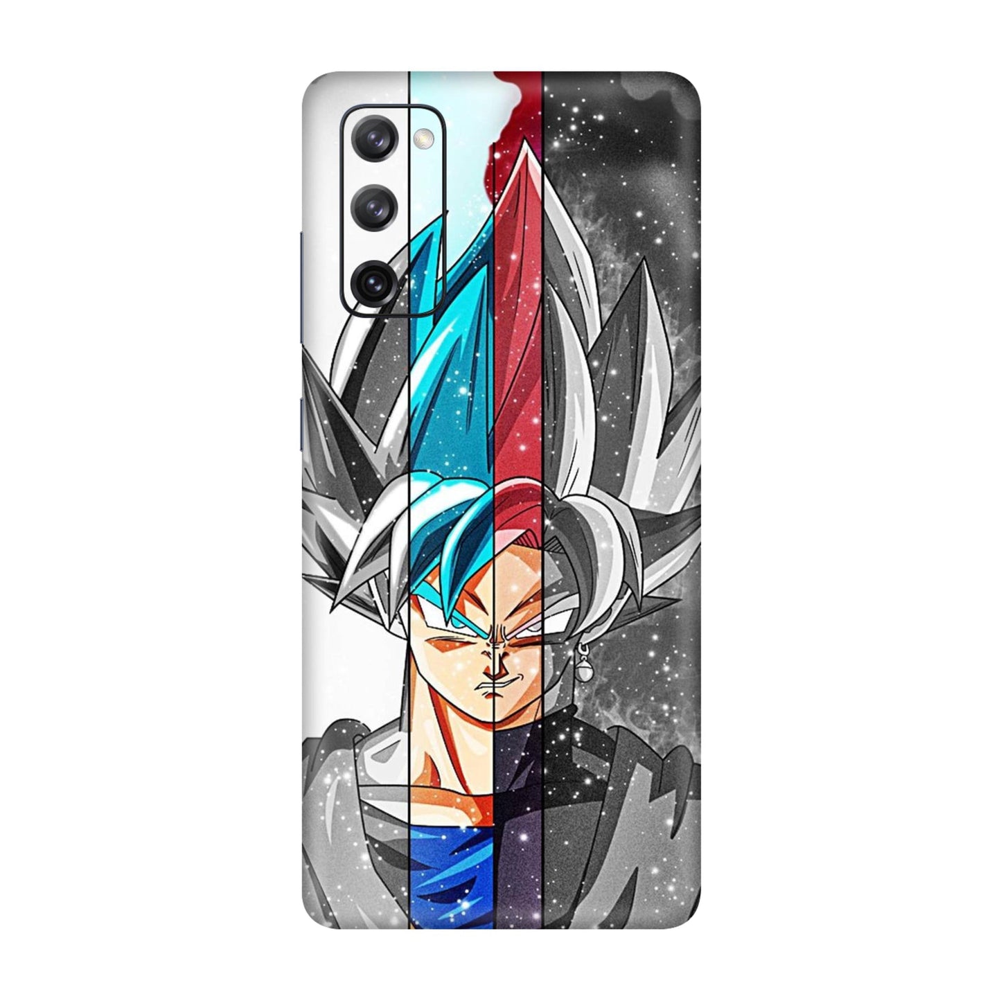 Goku Black & Whaite Mobile Skin For Samsung Galaxy S20 Fe