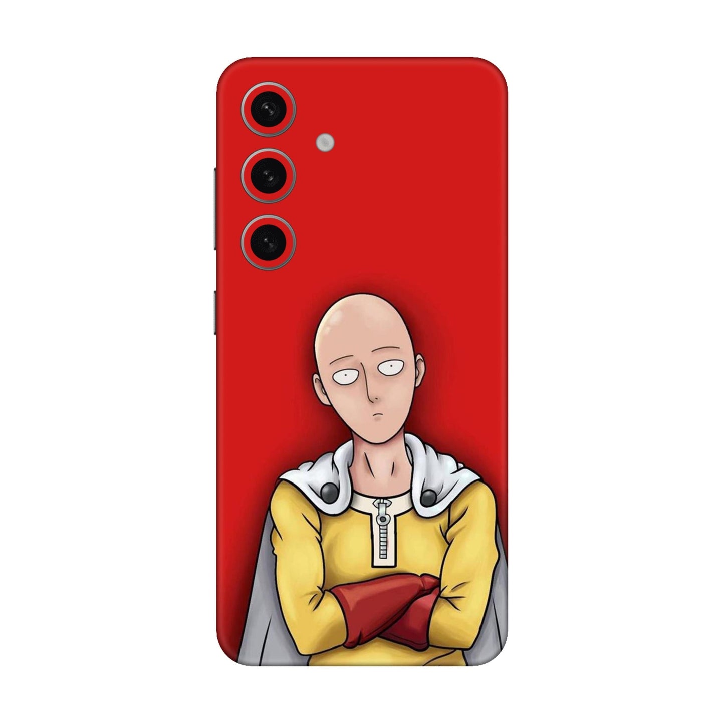Saitama One Punch Man Mobile Skin For Samsung Galaxy S24 Plus 5g