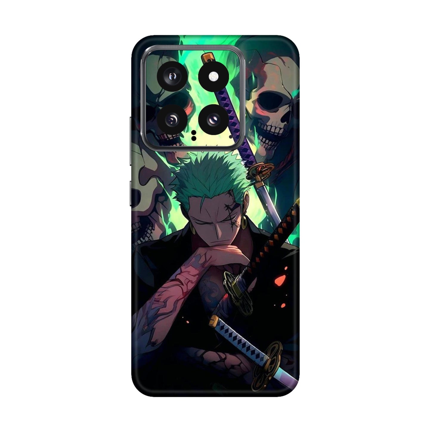 Demon Hunter Zoro Three Sword Inferno Mobile Skin For Xiaomi 14 5g