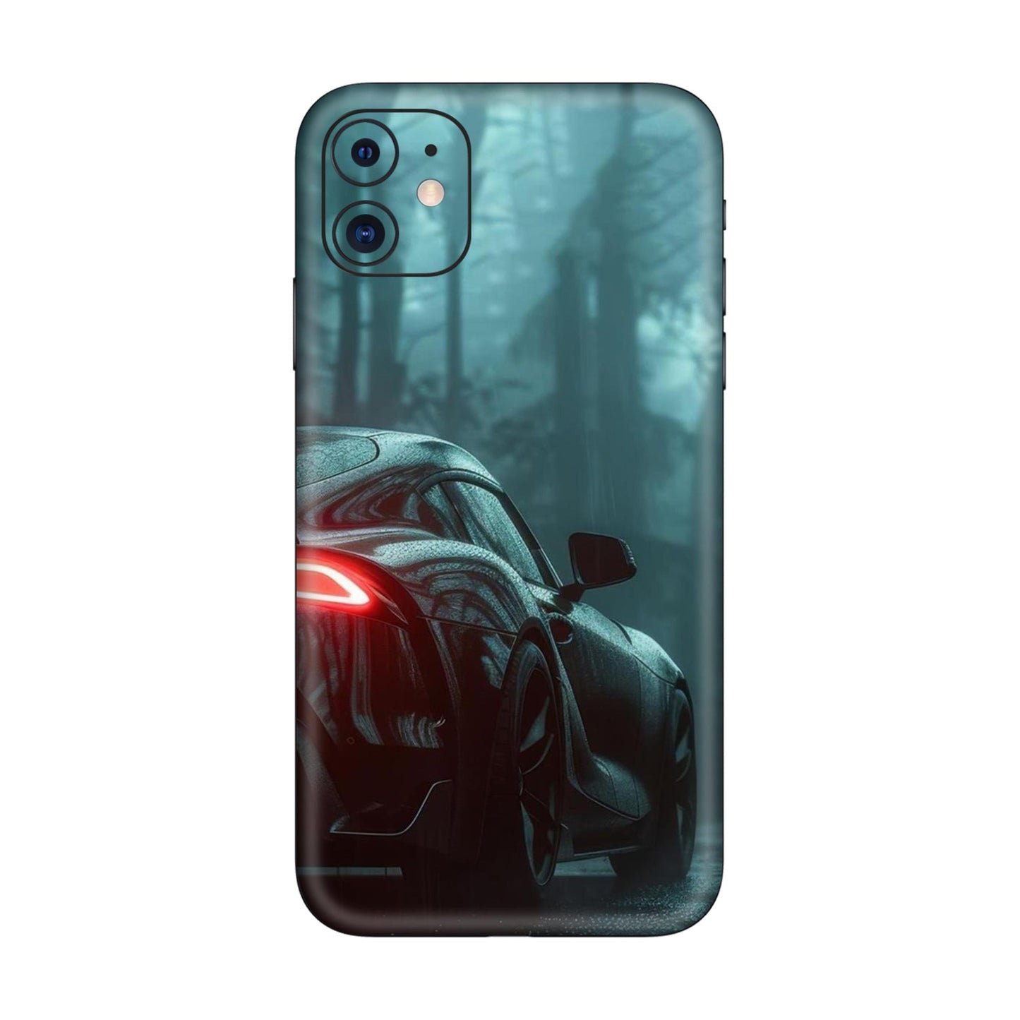 Toyota Supra GR Black Edition Rain Forest Mobile Skin For iPhone 11