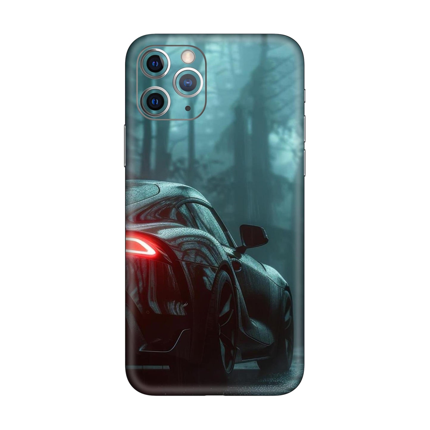 Toyota Supra GR Black Edition Rain Forest Mobile Skin For iPhone 11 Pro Max