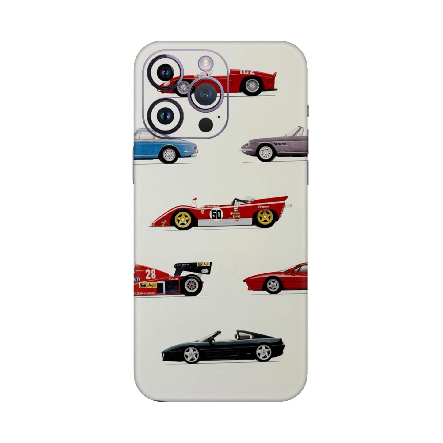 SideLine Icons Drive Through Time Mobile Skin For iPhone 14 Pro