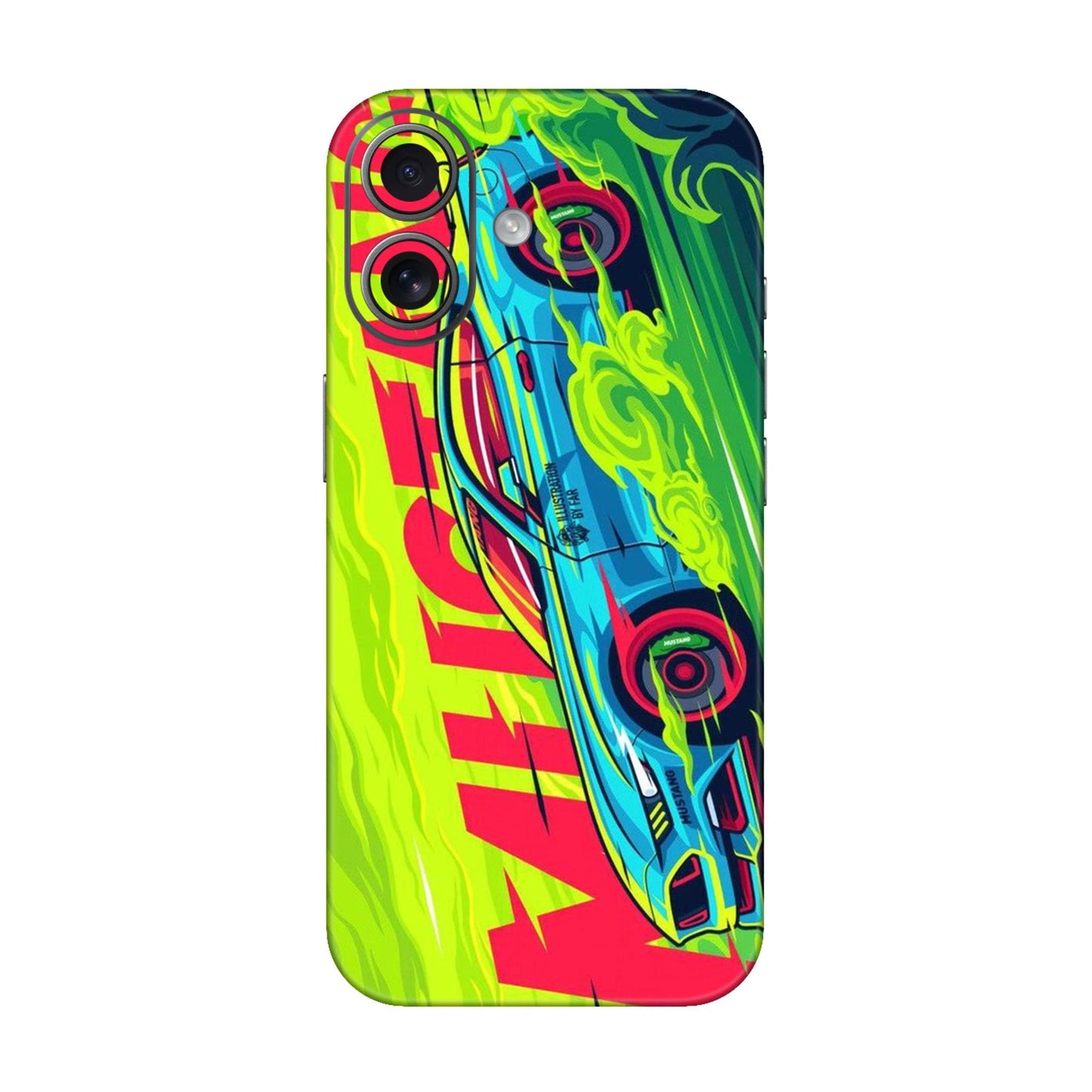 Neon Venom Drift Mobile Skin For iPhone 17