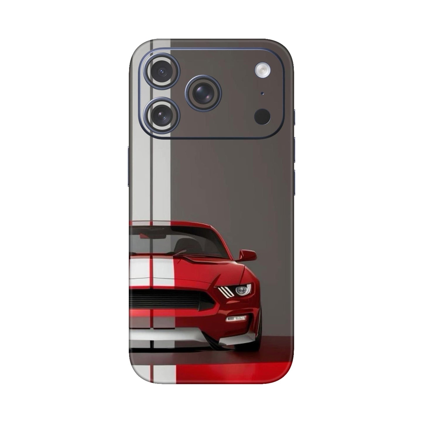 Mustang GT Racing Stripe Mobile Skin For iPhone 17 Pro