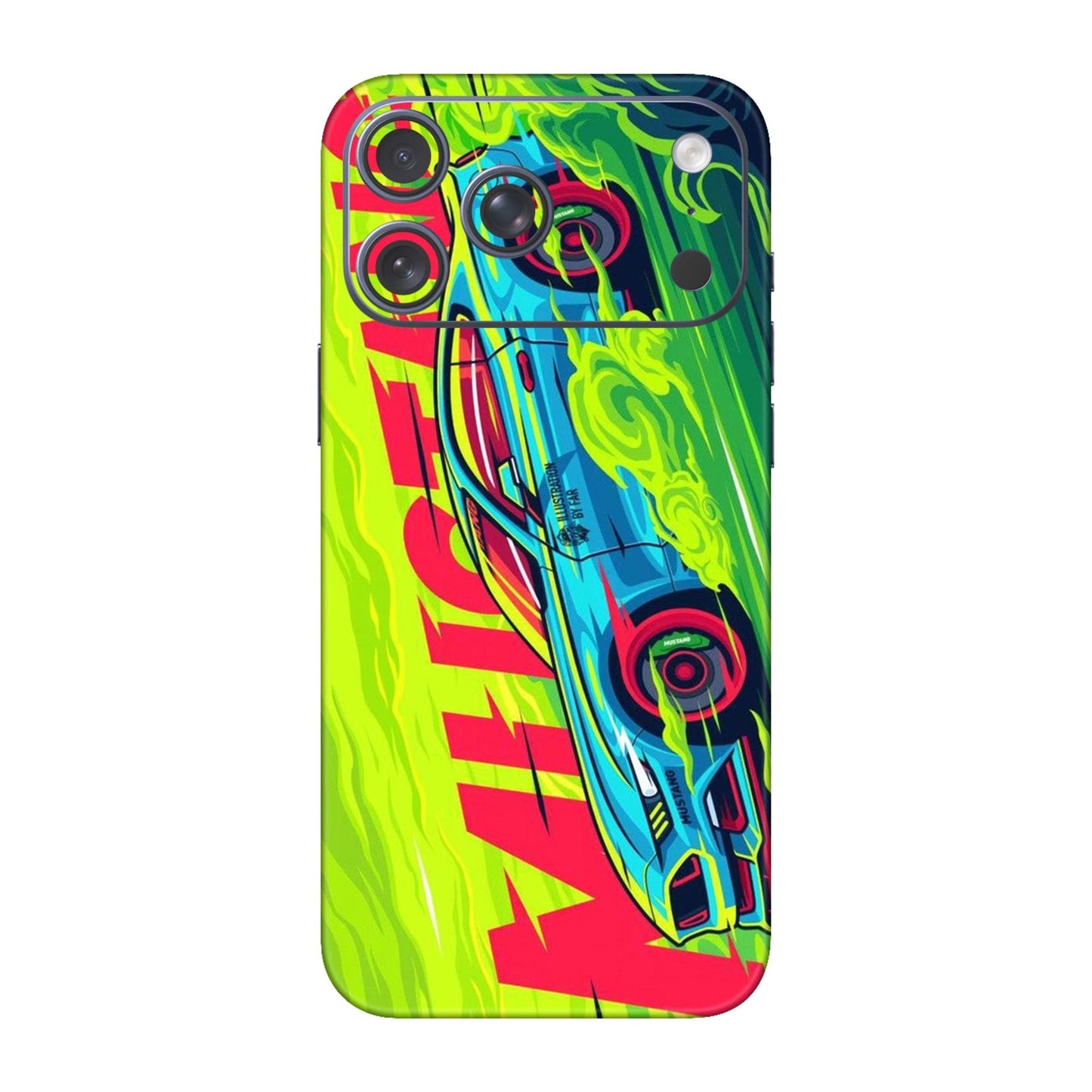 Neon Venom Drift Mobile Skin For iPhone 17 Pro Max