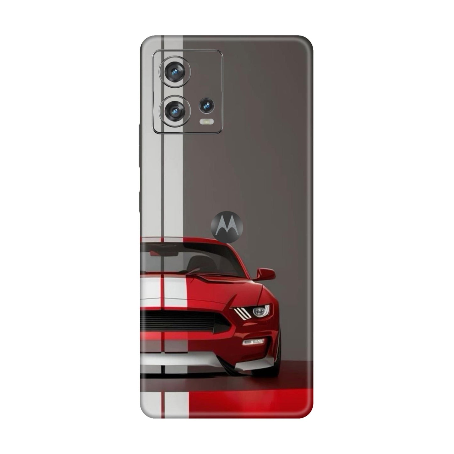 Mustang GT Racing Stripe Mobile Skin For Motorola Edge 30 Fusion 5G
