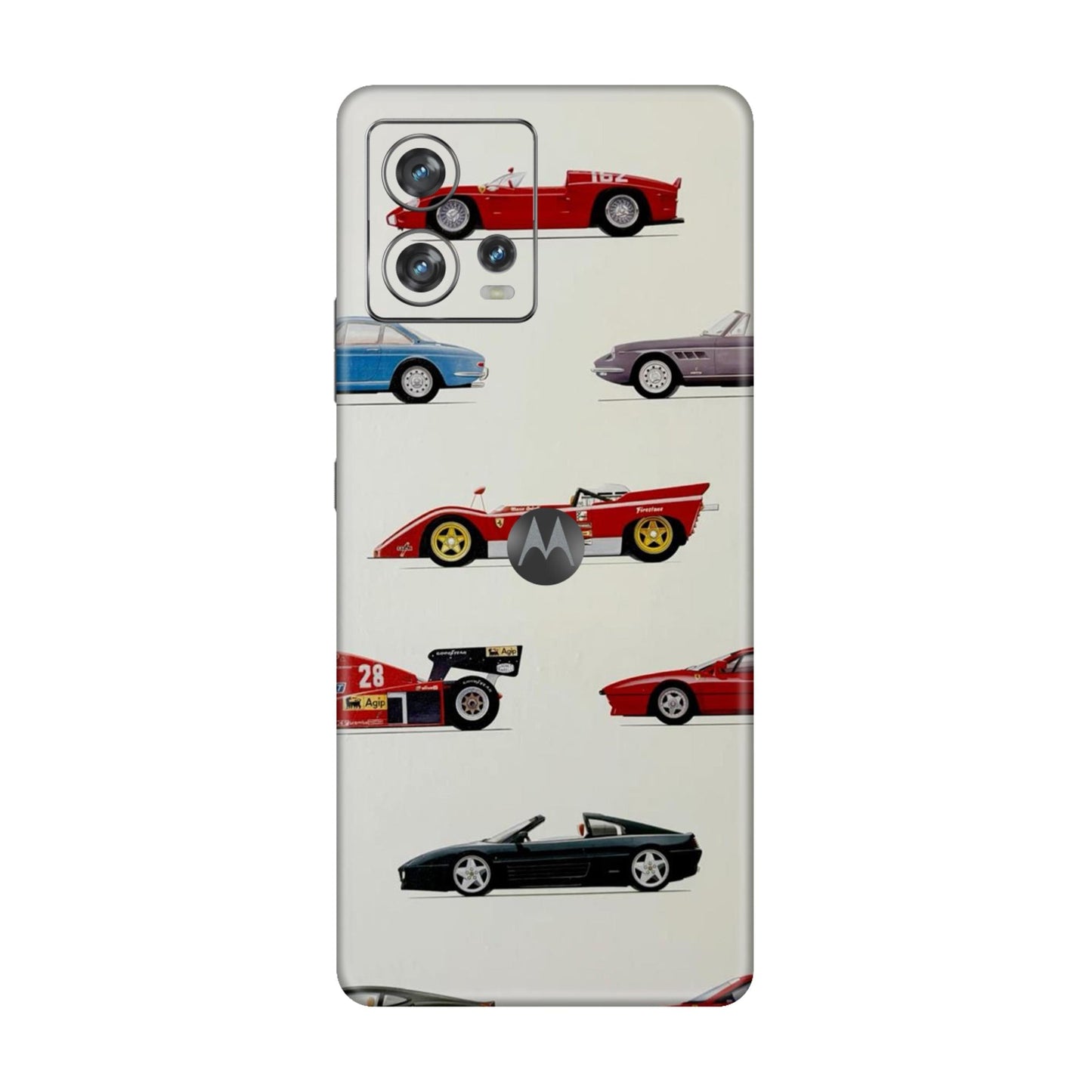 SideLine Icons Drive Through Time Mobile Skin For Motorola Edge 30 Fusion 5G