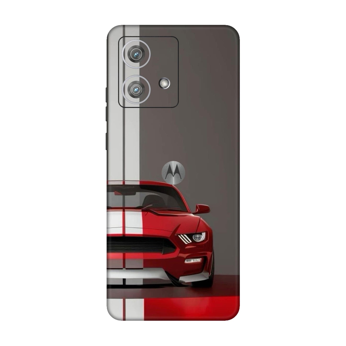 Mustang GT Racing Stripe Mobile Skin For Motorola Edge 40 Neo 5G