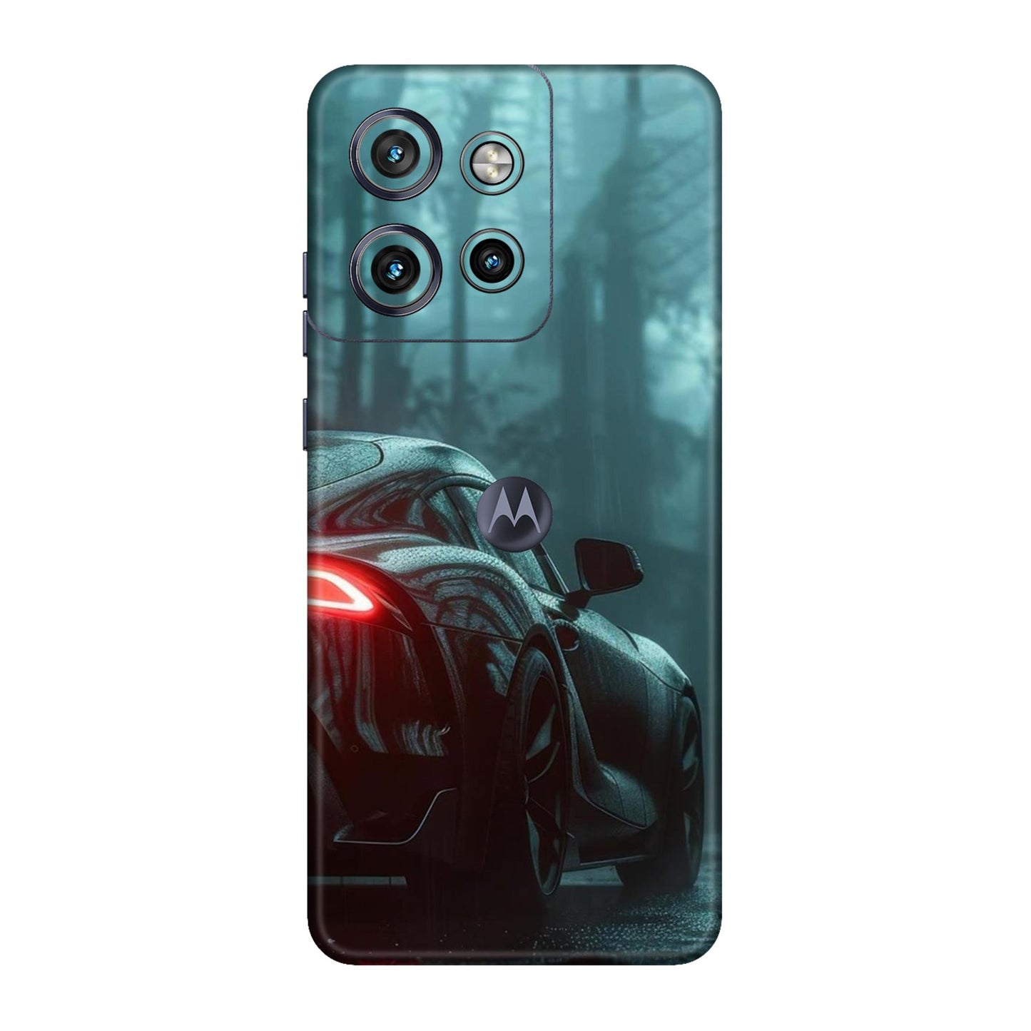 Toyota Supra GR Black Edition Rain Forest Mobile Skin For Motorola Edge 50 Neo 5G