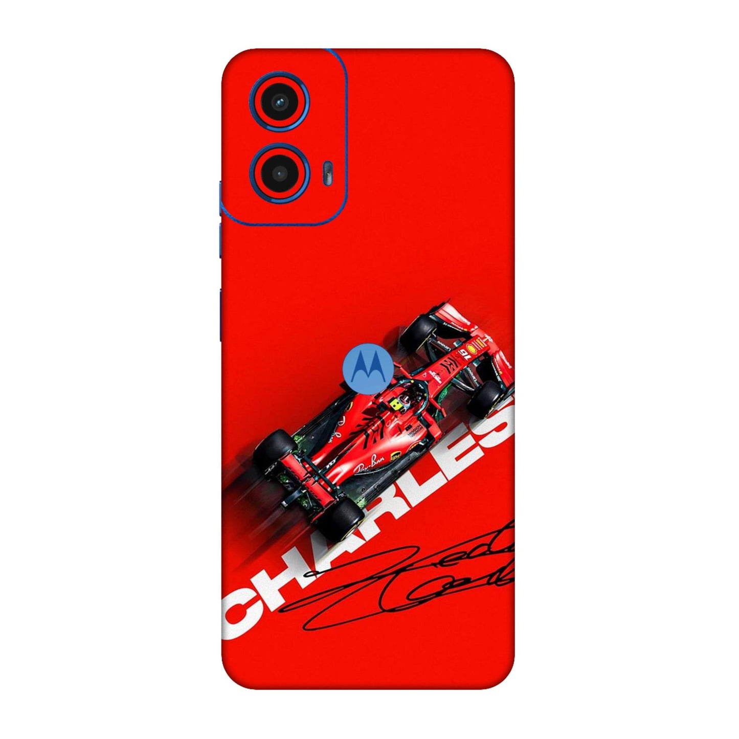 Scarlet Surge Mobile Skin For Motorola G45 5G