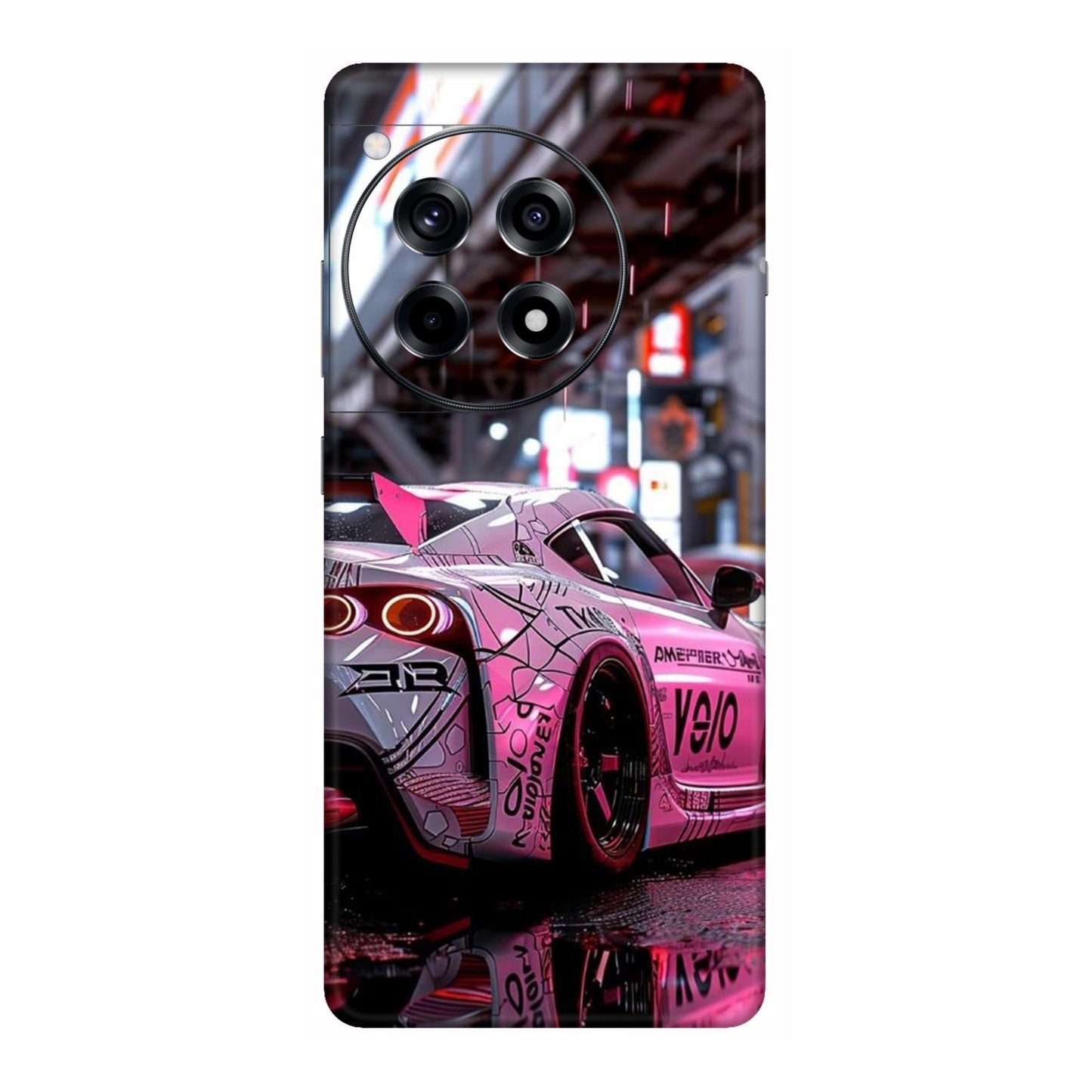 Nissan GT-R JDM Tokyo Night Neon Mobile Skin For OnePlus 12r