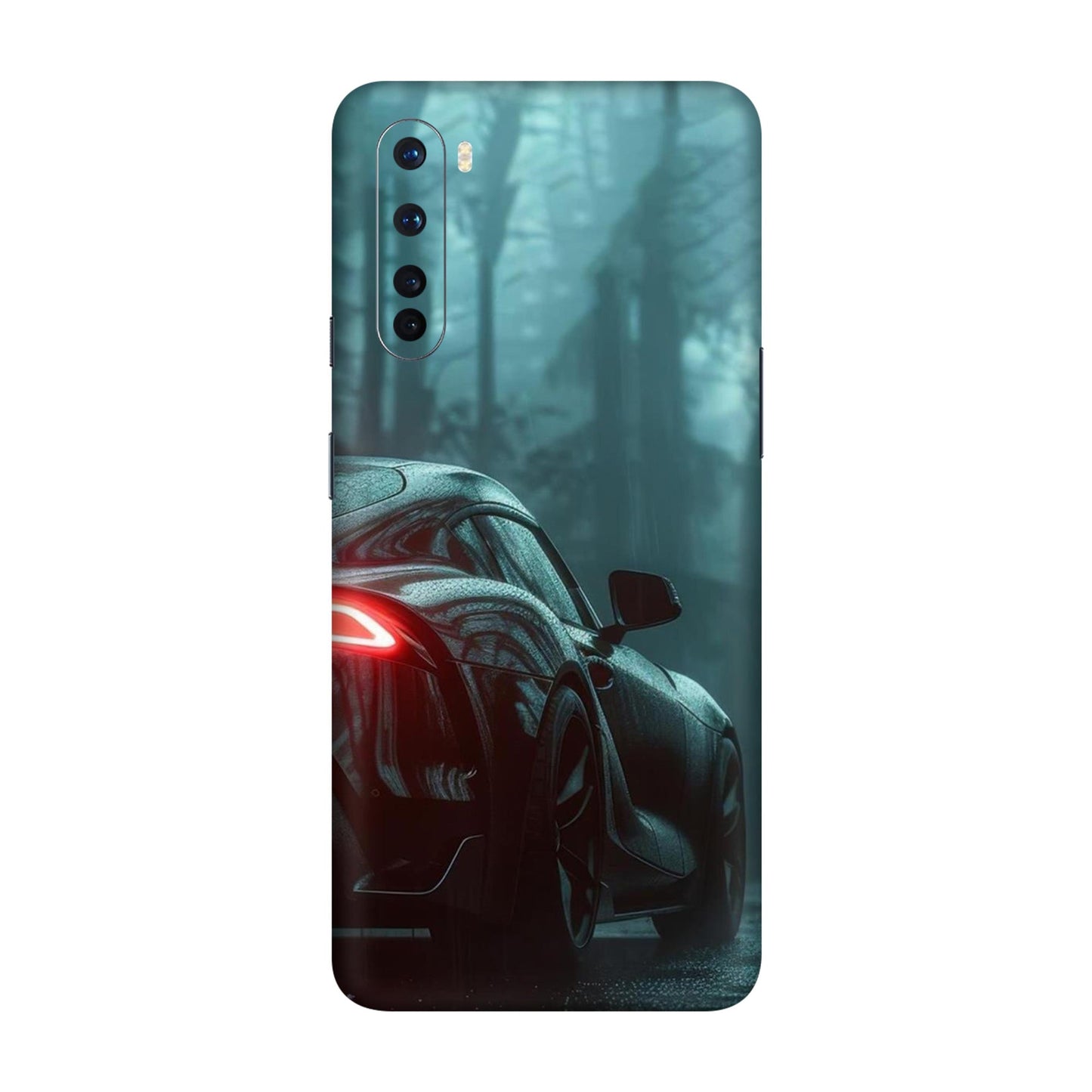 Toyota Supra GR Black Edition Rain Forest Mobile Skin For OnePlus Nord