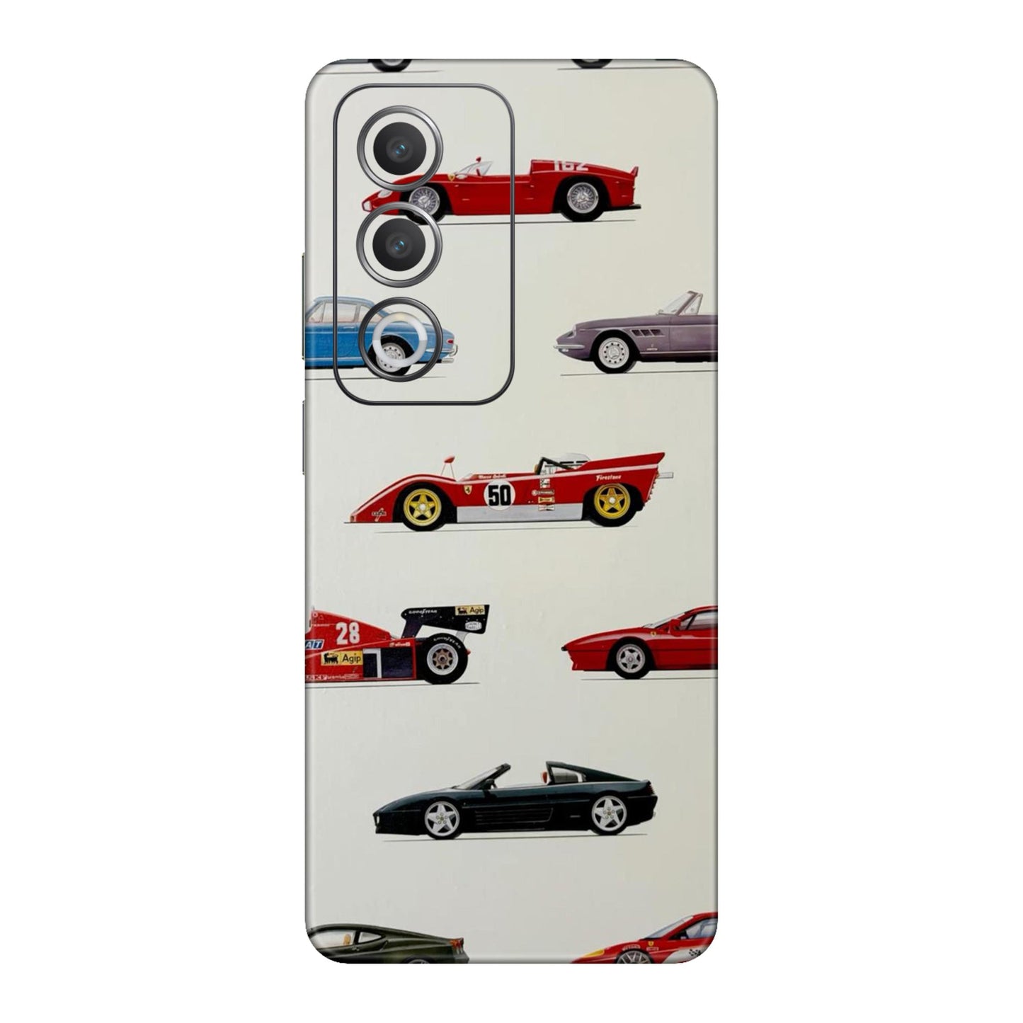 SideLine Icons Drive Through Time Mobile Skin For Oppo A3 Pro 5g