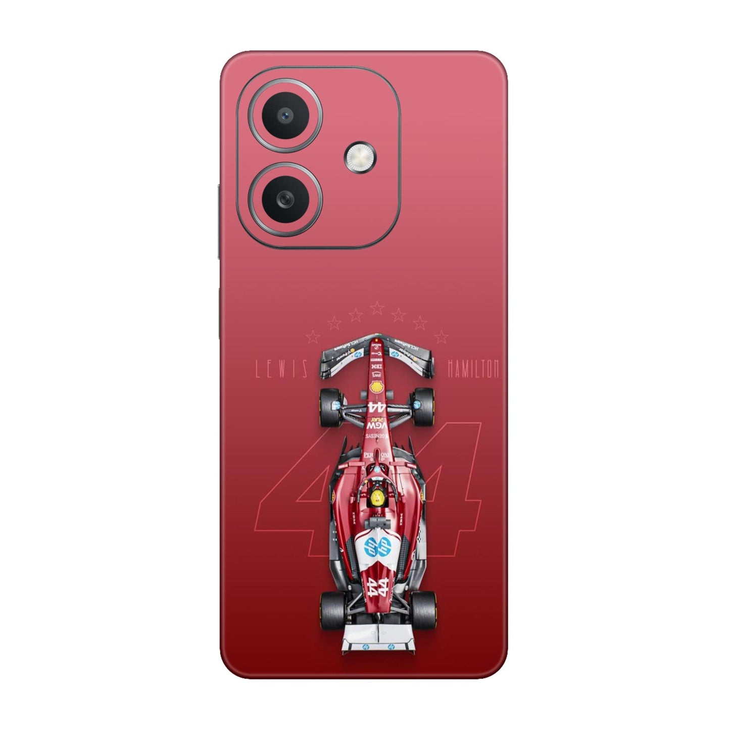 Red Reign Hamilton 44 Mobile Skin For Oppo A3x 5G