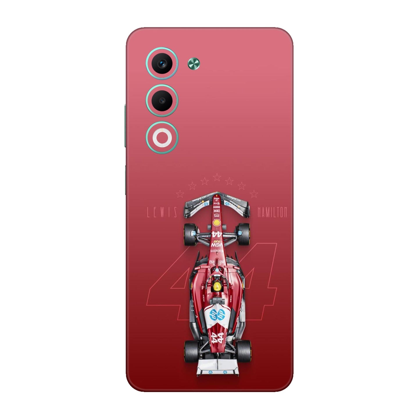 Red Reign Hamilton 44 Mobile Skin For Oppo A5 5g