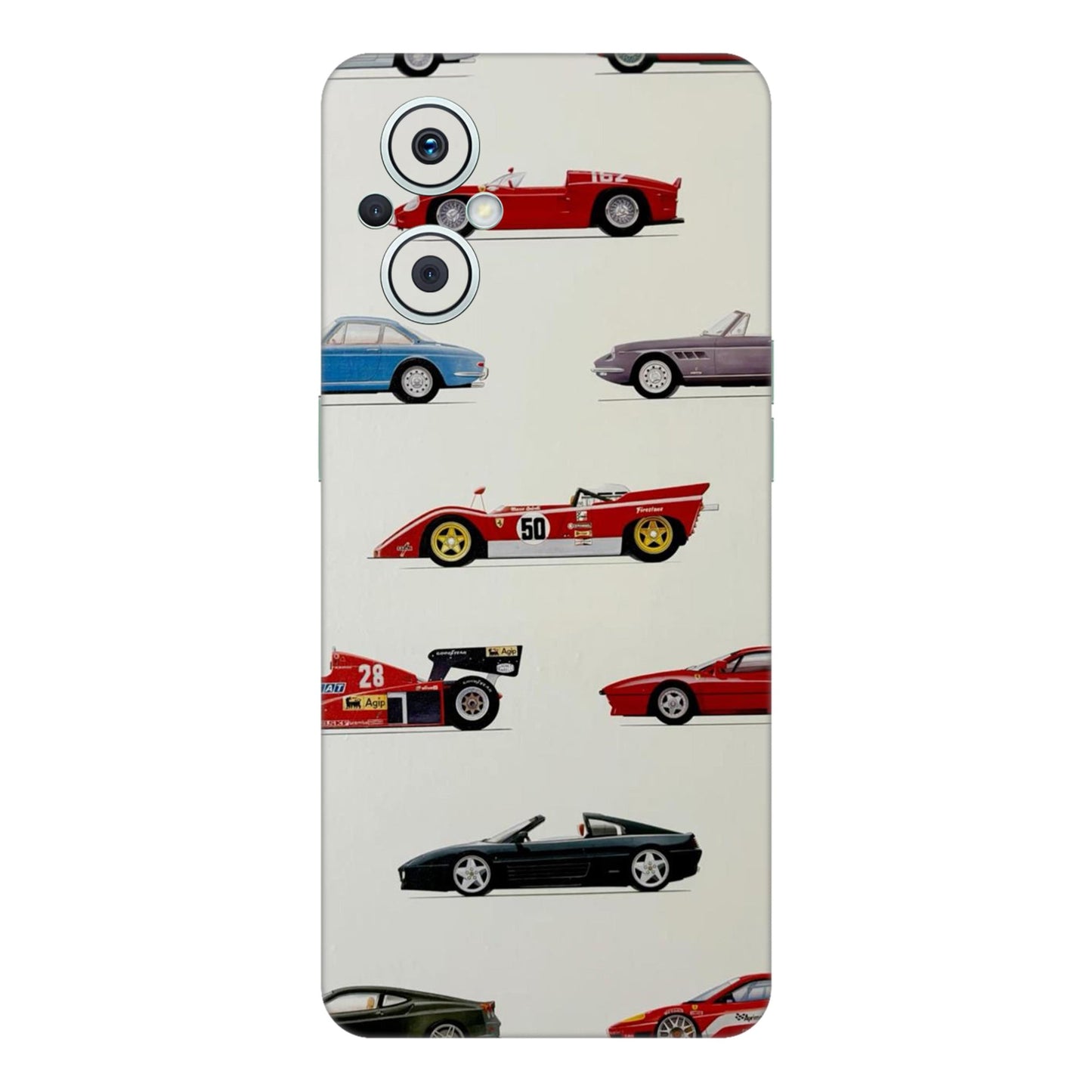 SideLine Icons Drive Through Time Mobile Skin For Oppo F21s Pro 5G