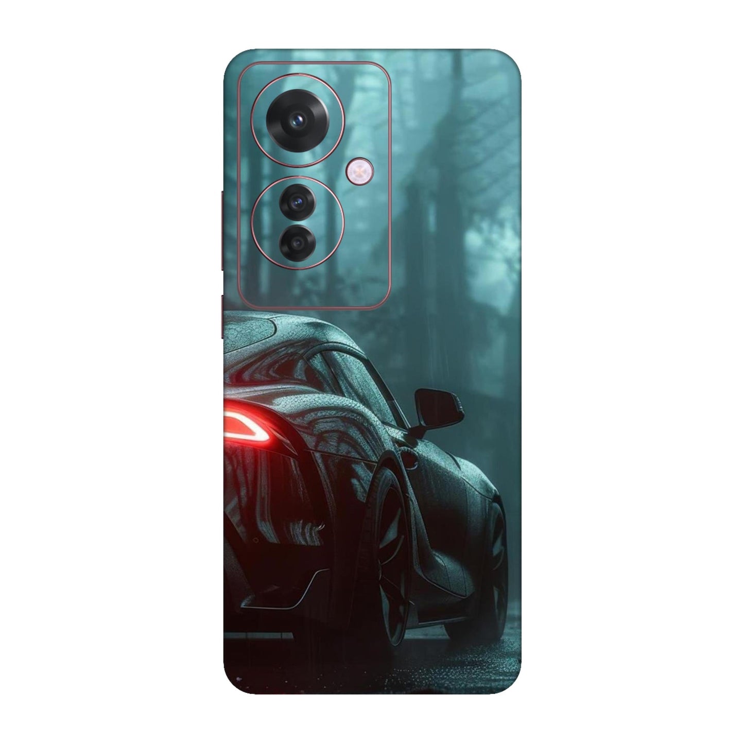 Toyota Supra GR Black Edition Rain Forest Mobile Skin For Oppo F25 Pro 5G
