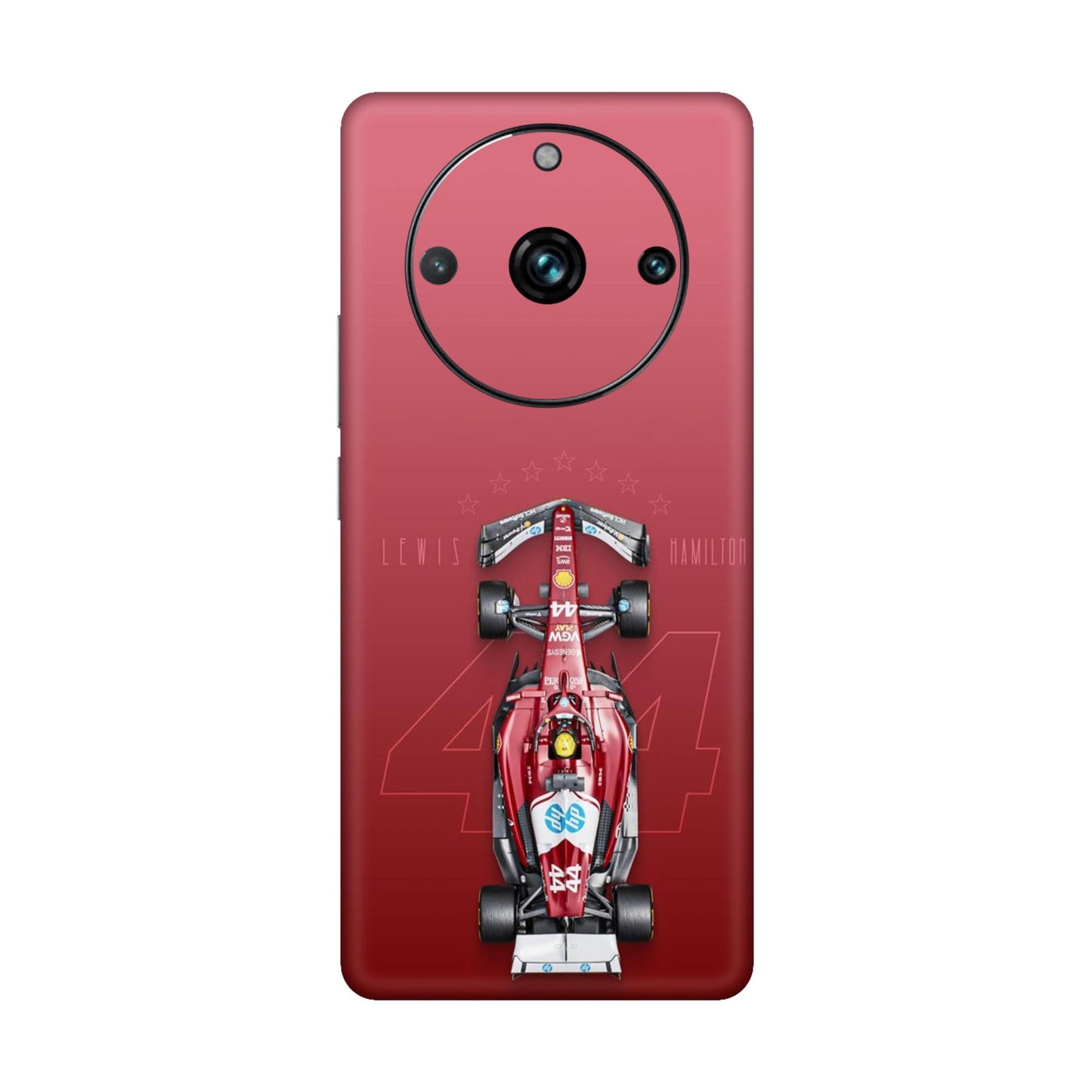 Red Reign Hamilton 44 Mobile Skin For Realme 11 Pro