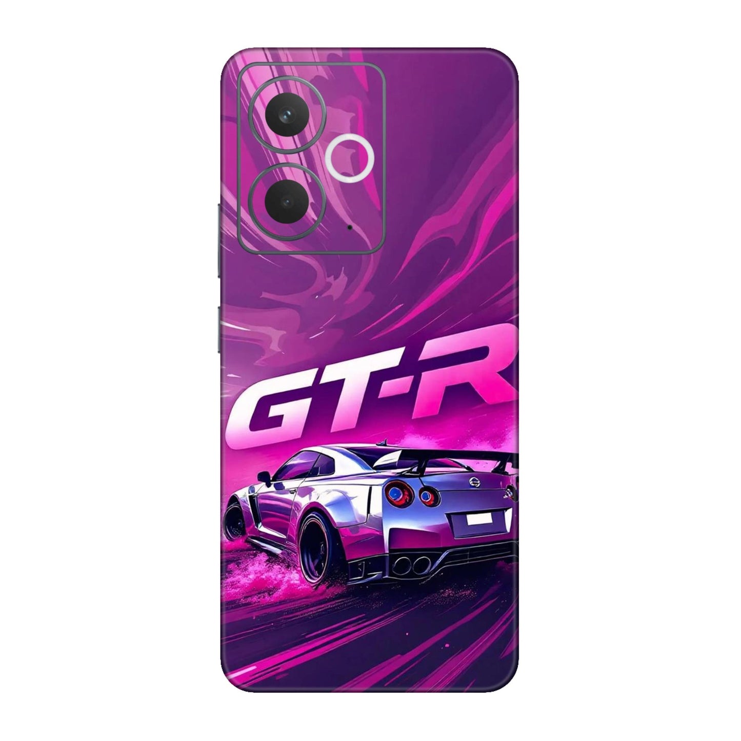 Nissan GT-R Supercar Drift Purple Design Mobile Skin For Realme 14t 5g