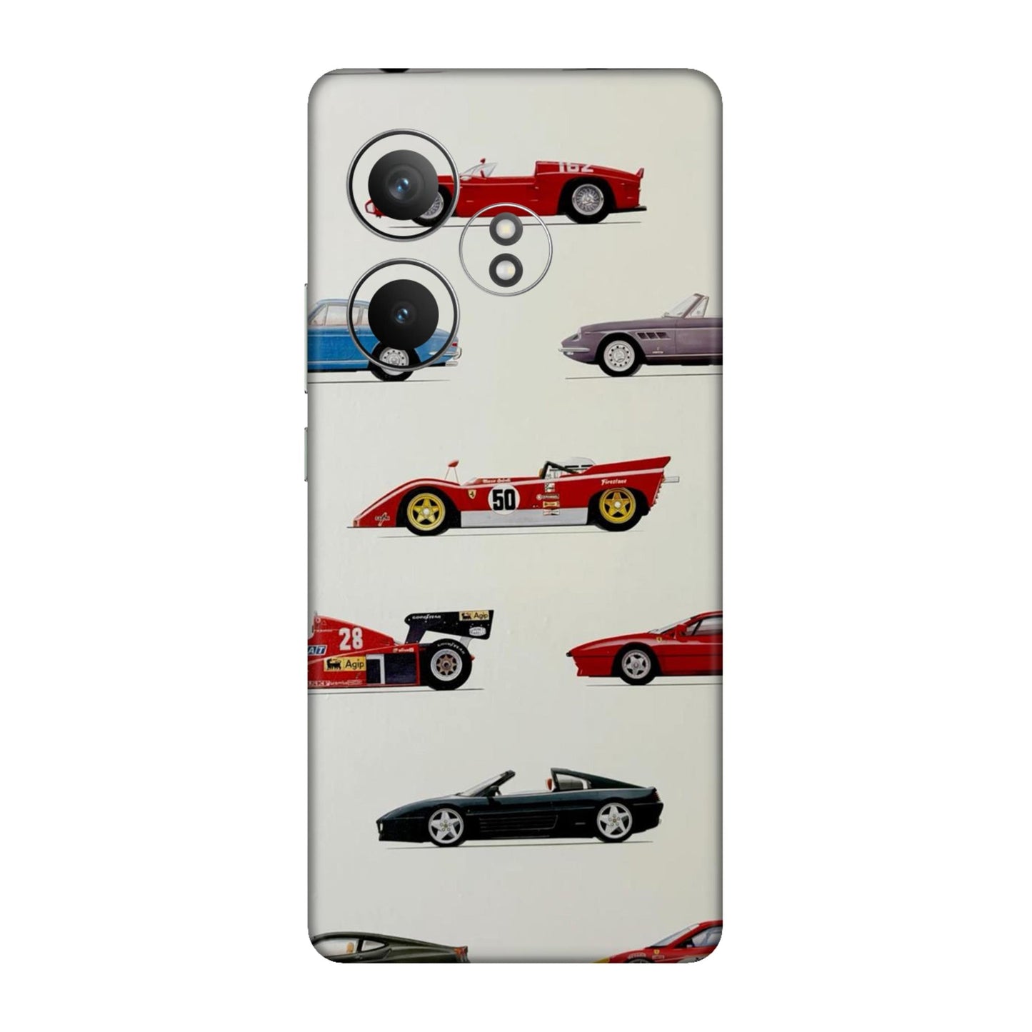 SideLine Icons Drive Through Time Mobile Skin For Realme GT 6 5g