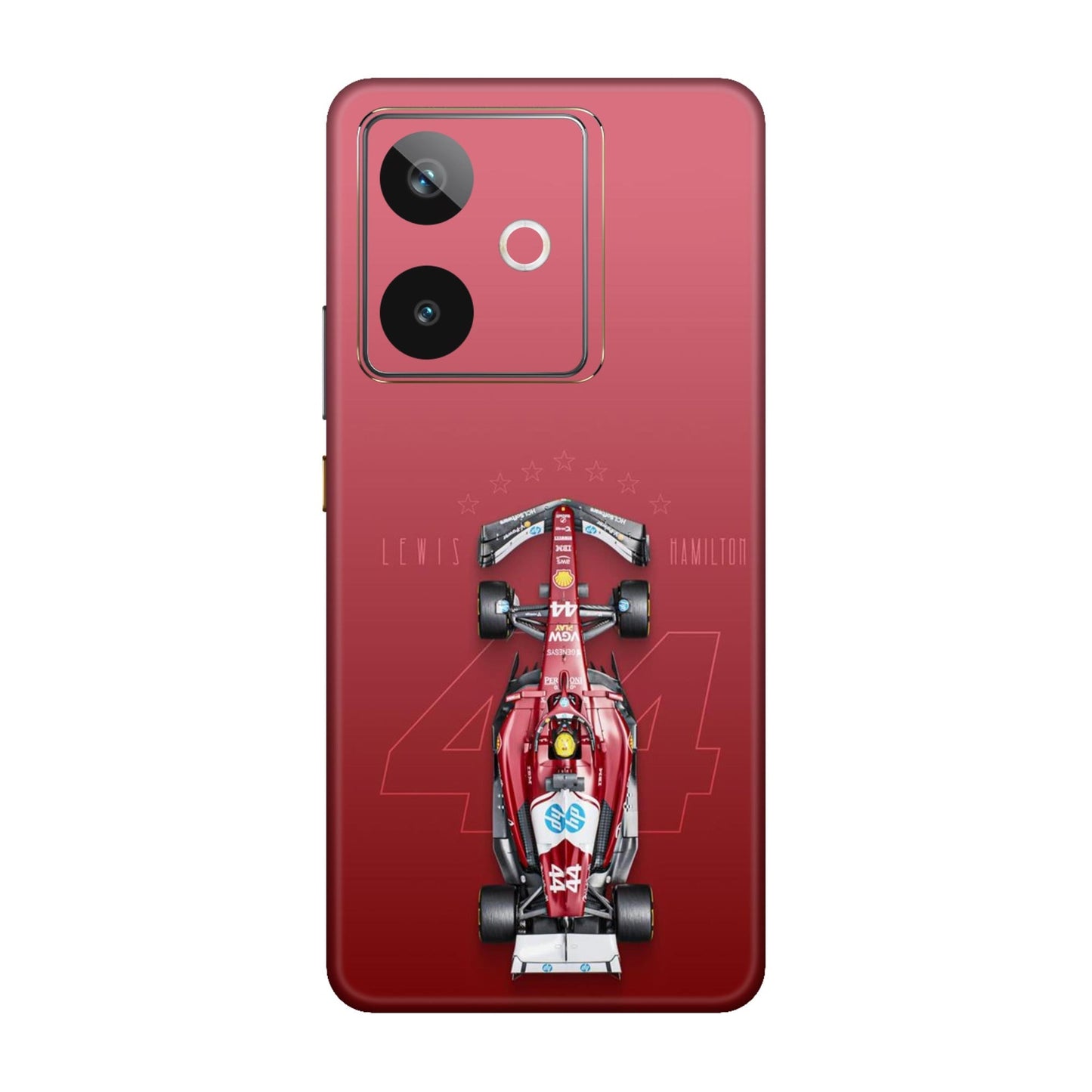 Red Reign Hamilton 44 Mobile Skin For Realme GT 7T 5g