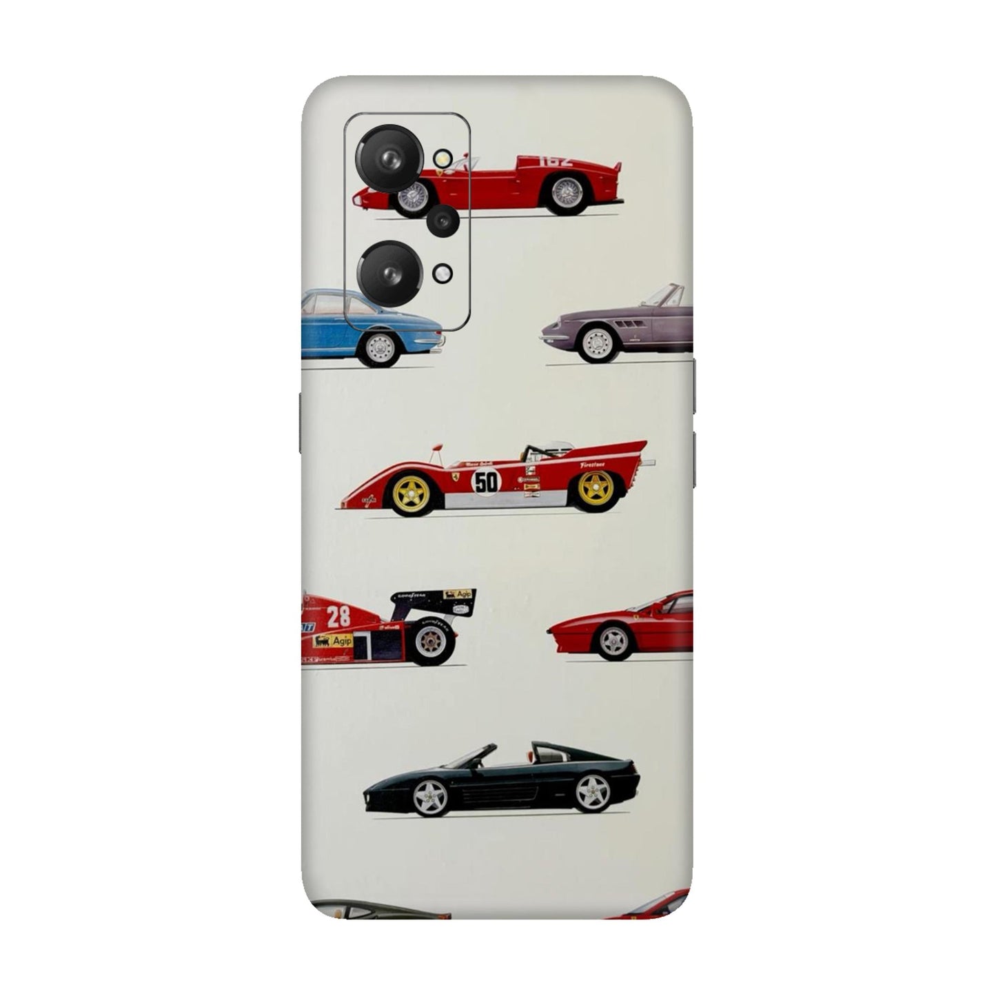SideLine Icons Drive Through Time Mobile Skin For Realme GT Neo 2 5g