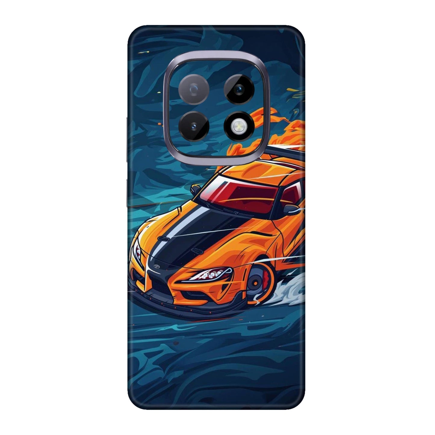 Blazing Orange Supra Mobile Skin For Realme Narzo 70 Turbo 5g